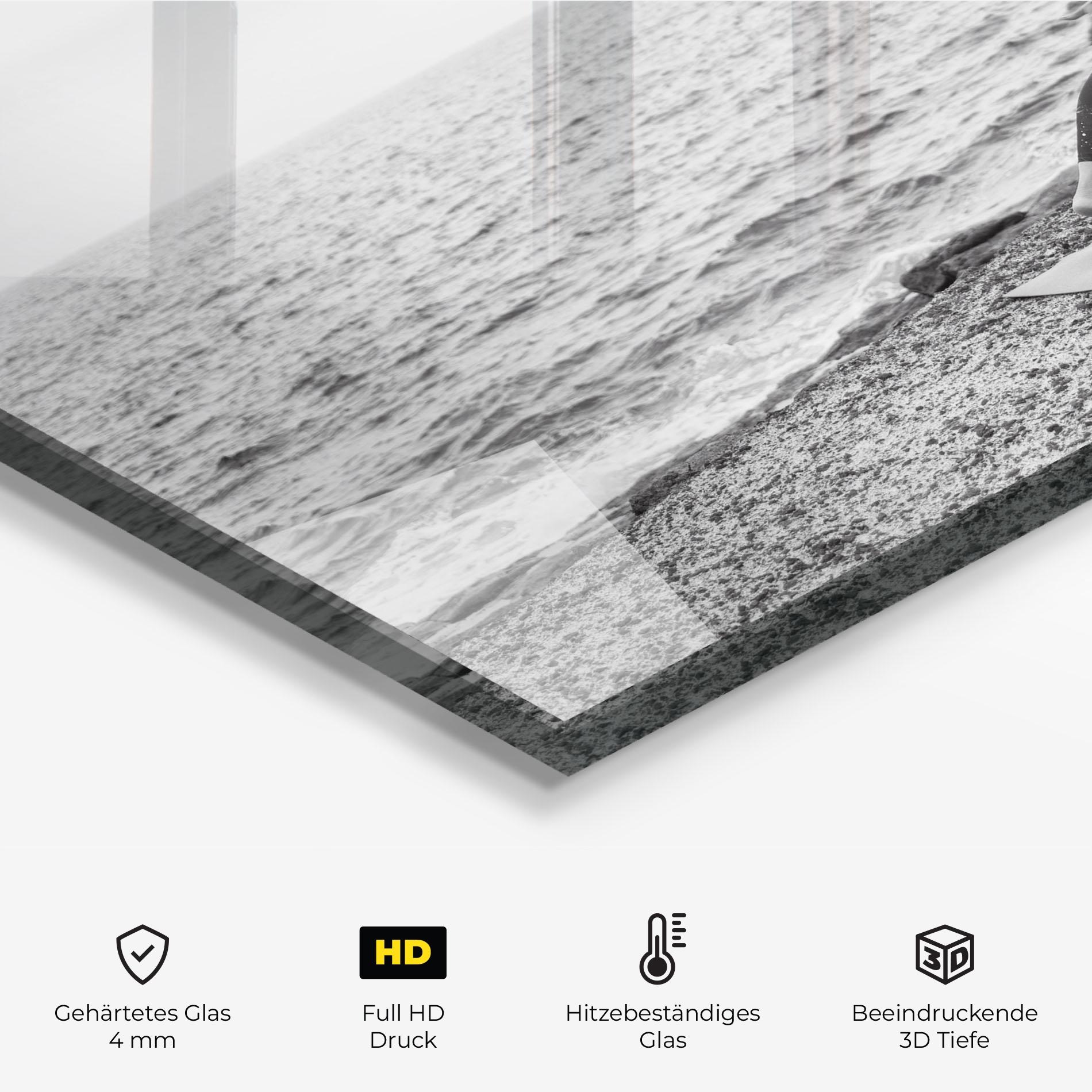 Küchenrückwand Glas Blissful Balance mockup 2