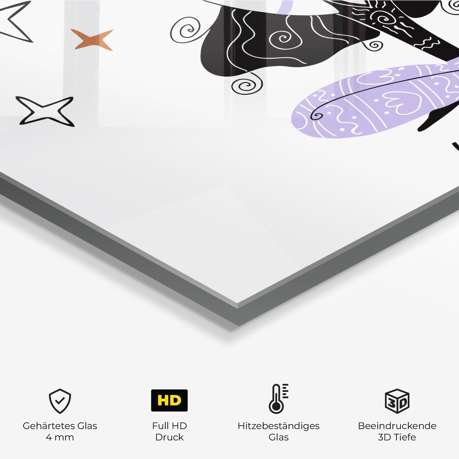 Küchenrückwand Glas Here And Now mockup 2