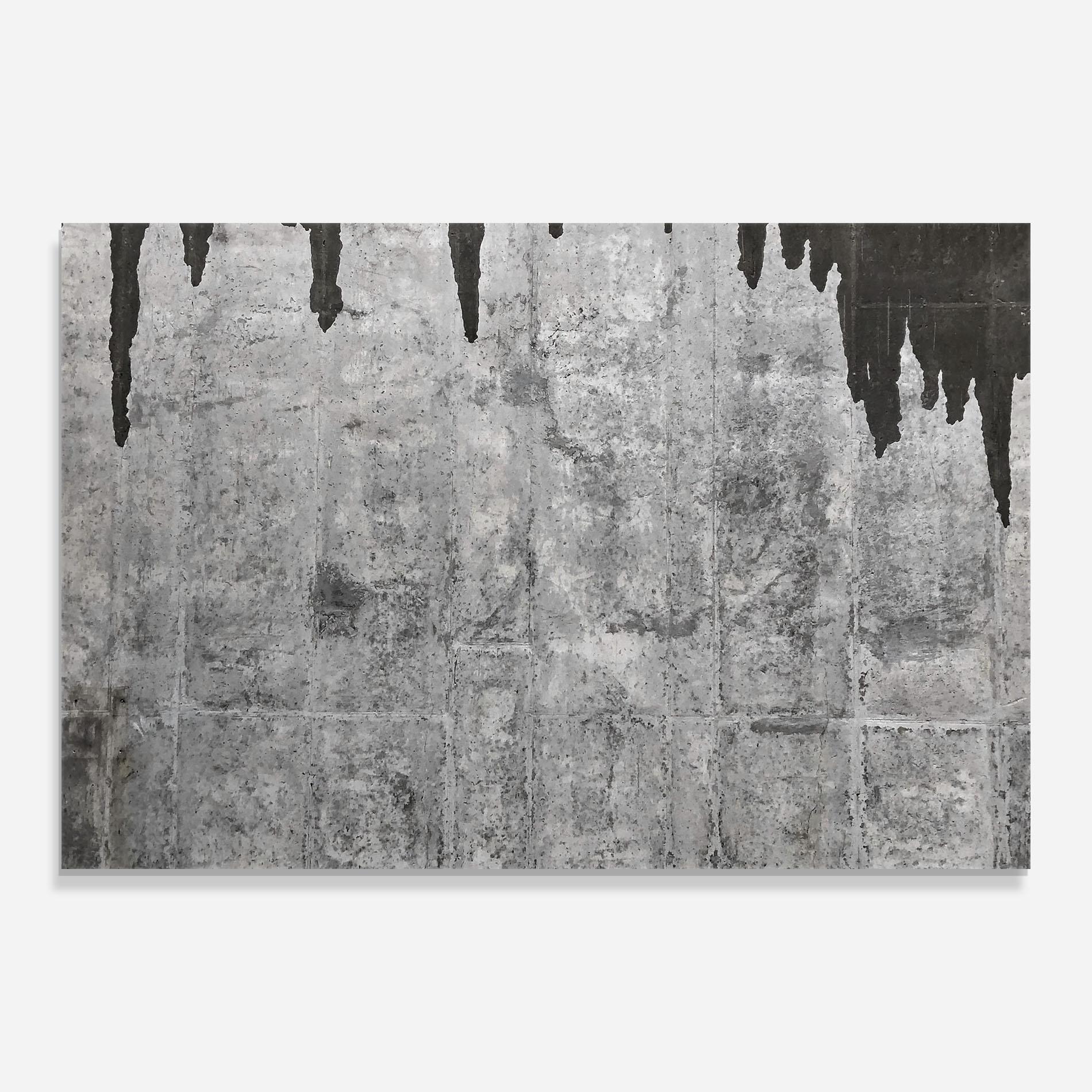 Küchenrückwand Glas Dirty Texture mockup 0