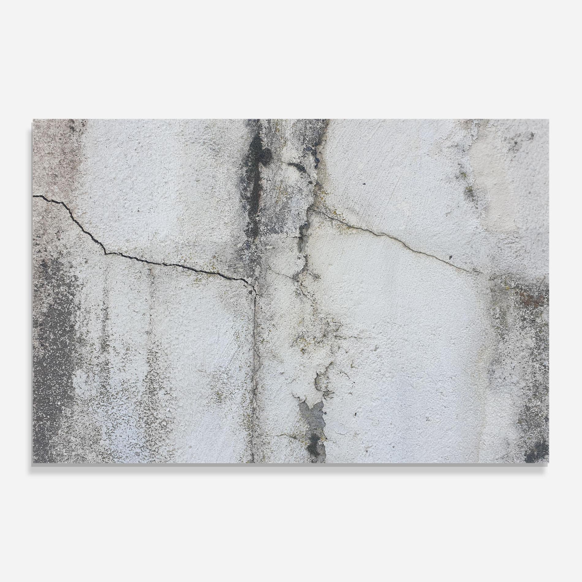 Küchenrückwand Glas Little Cracks Ciment mockup 0