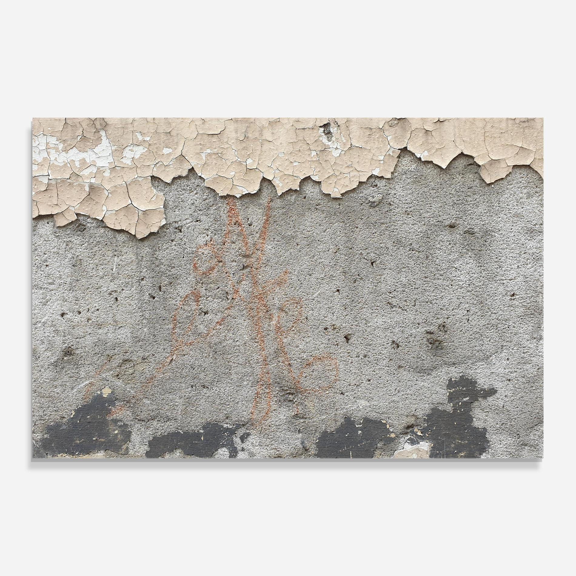 Küchenrückwand Glas Old Rusty Ciment mockup 0