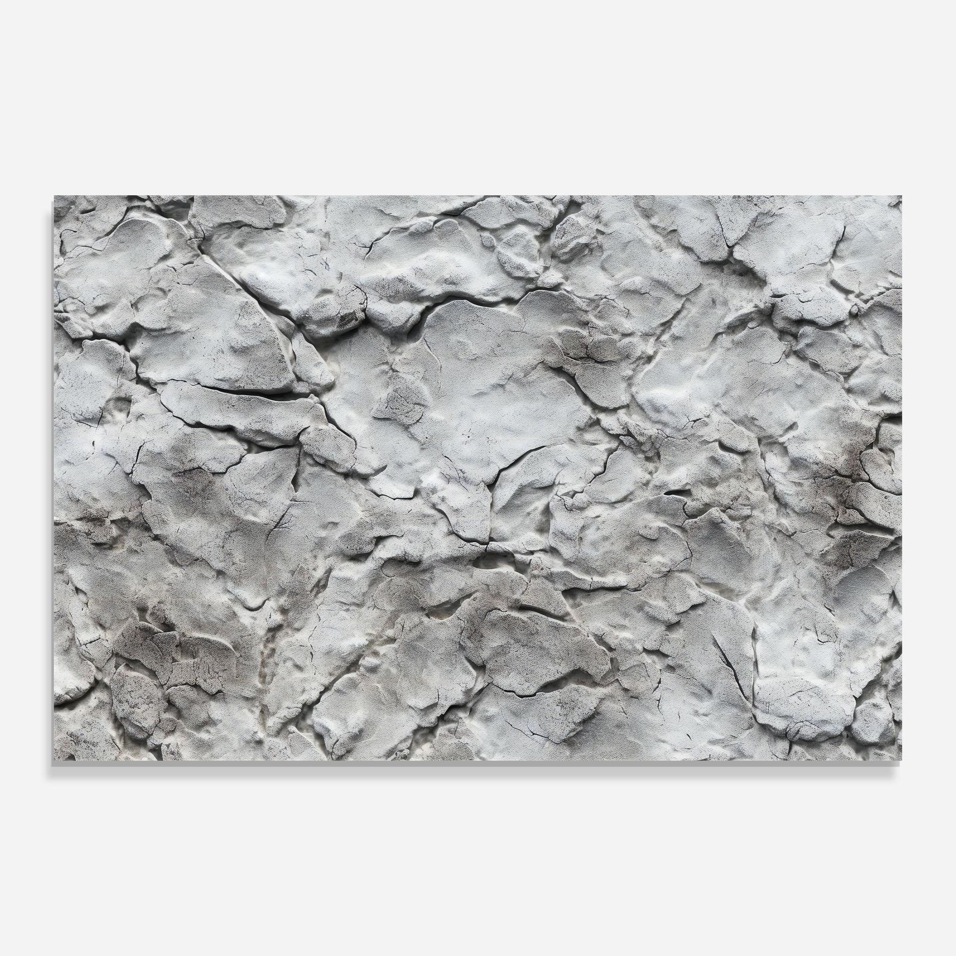 Küchenrückwand Glas Texture Gray Stone Wall mockup 0