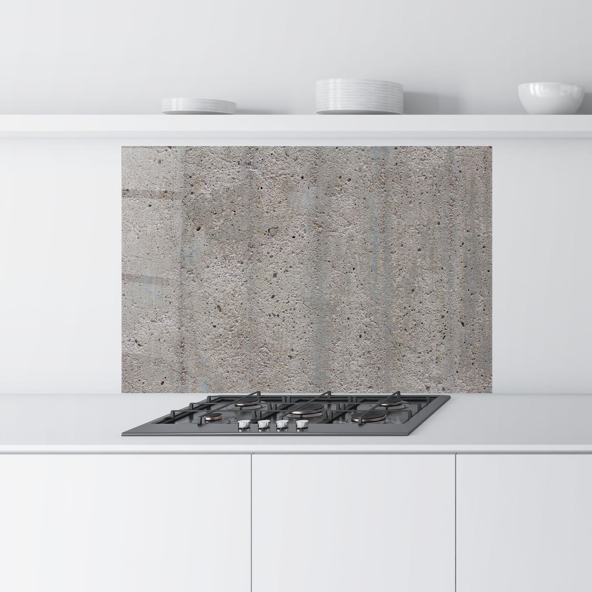 Küchenrückwand Glas Vintage Texture mockup 9