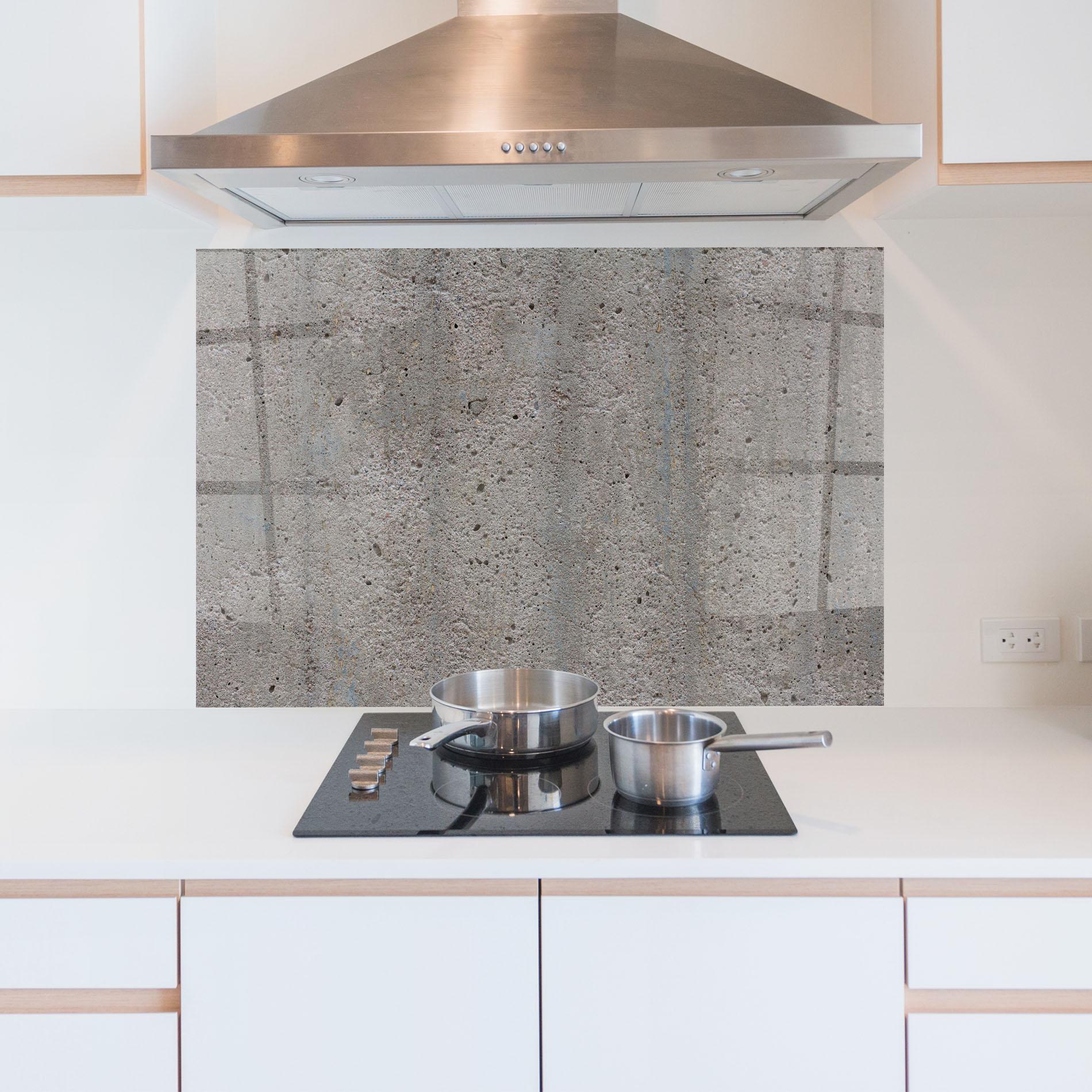 Küchenrückwand Glas Vintage Texture mockup 5