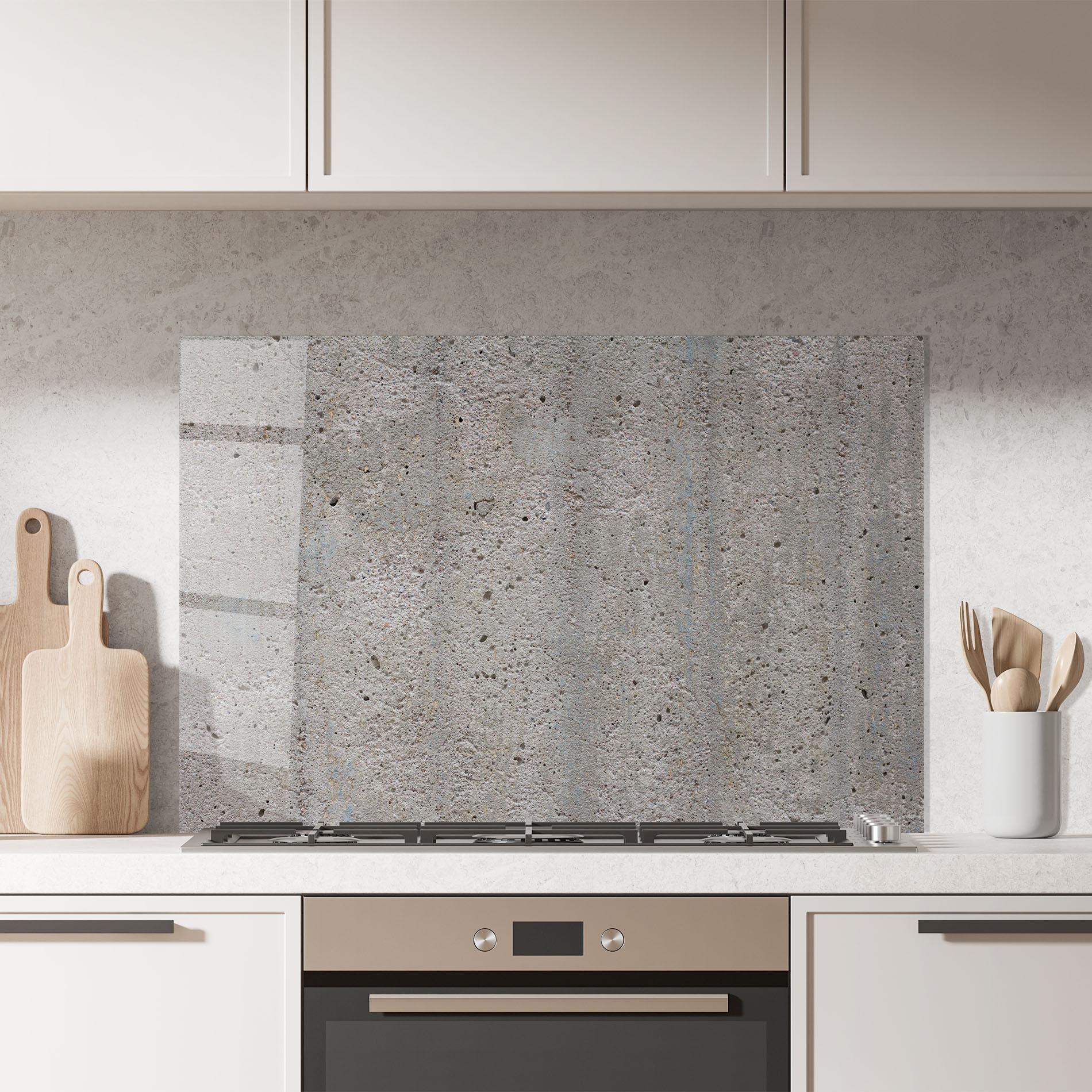 Küchenrückwand Glas Vintage Texture mockup 7