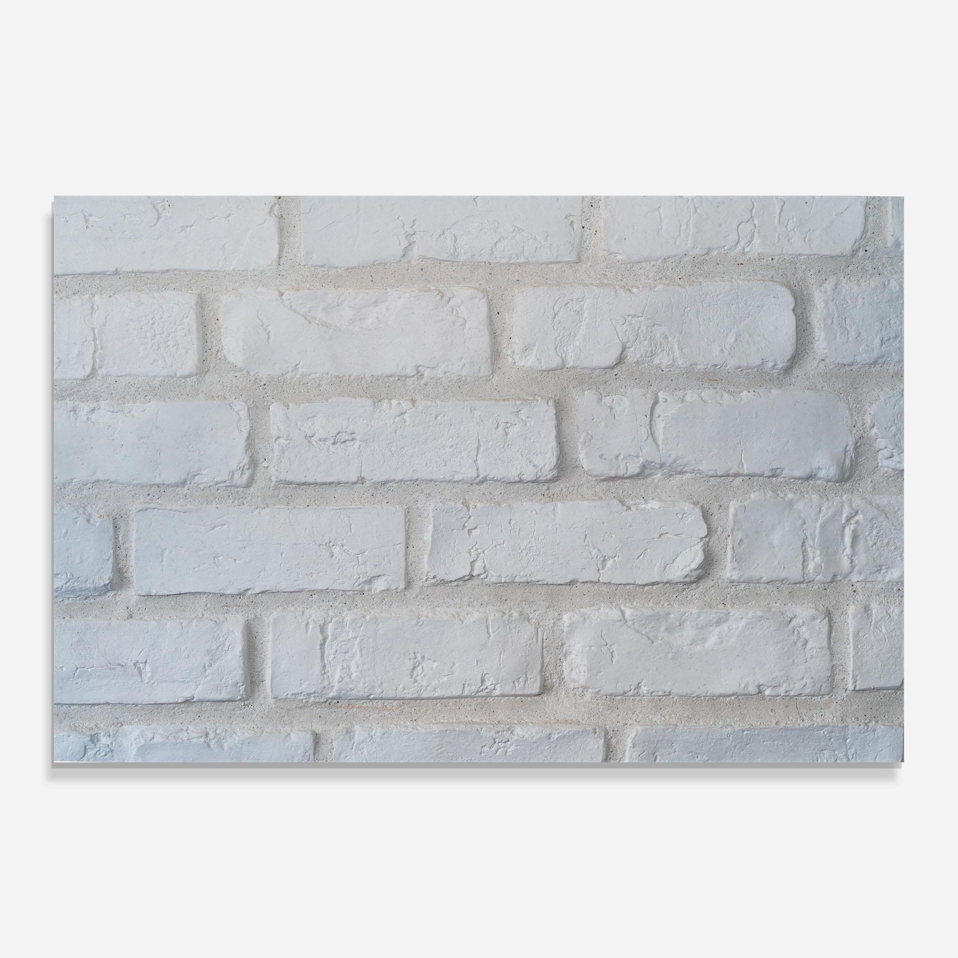 Küchenrückwand Glas Bright Bricks mockup 0