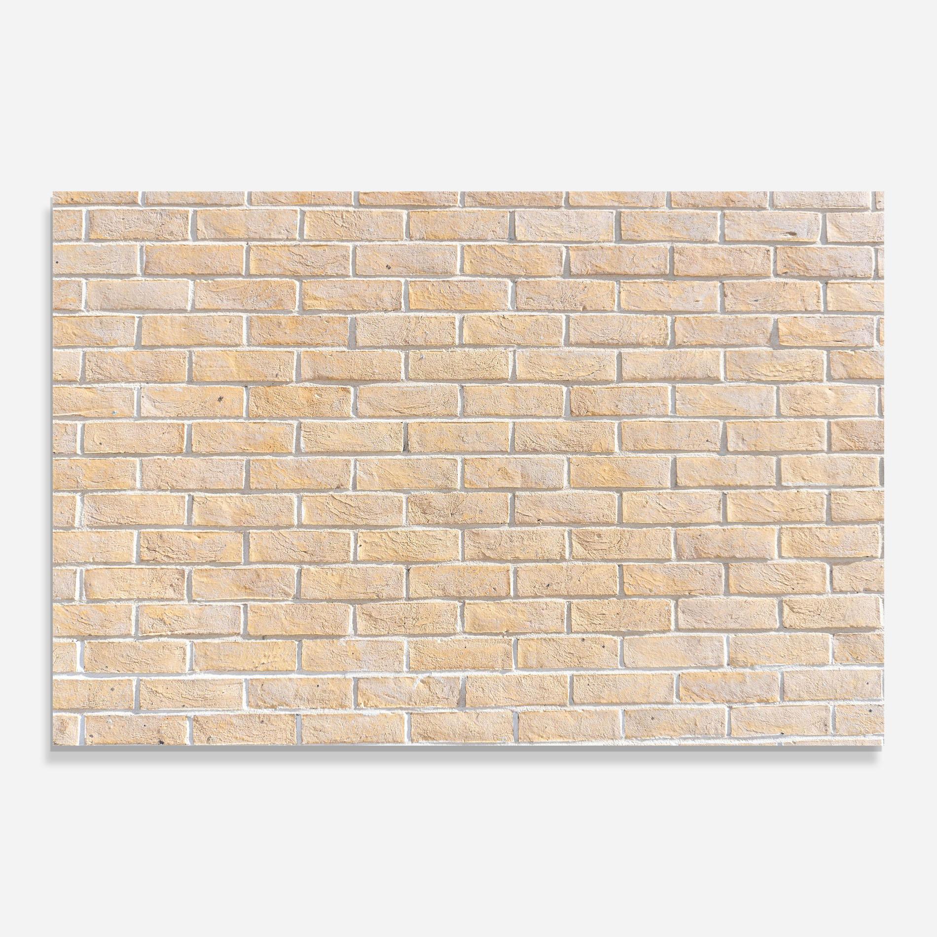 Küchenrückwand Glas Rough Bricks mockup 0