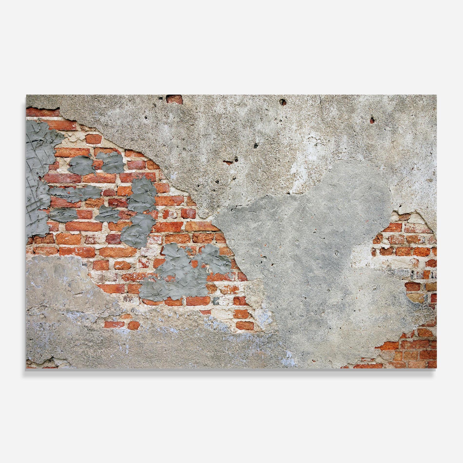 Küchenrückwand Glas Vintage Old Bricks 2 mockup 0