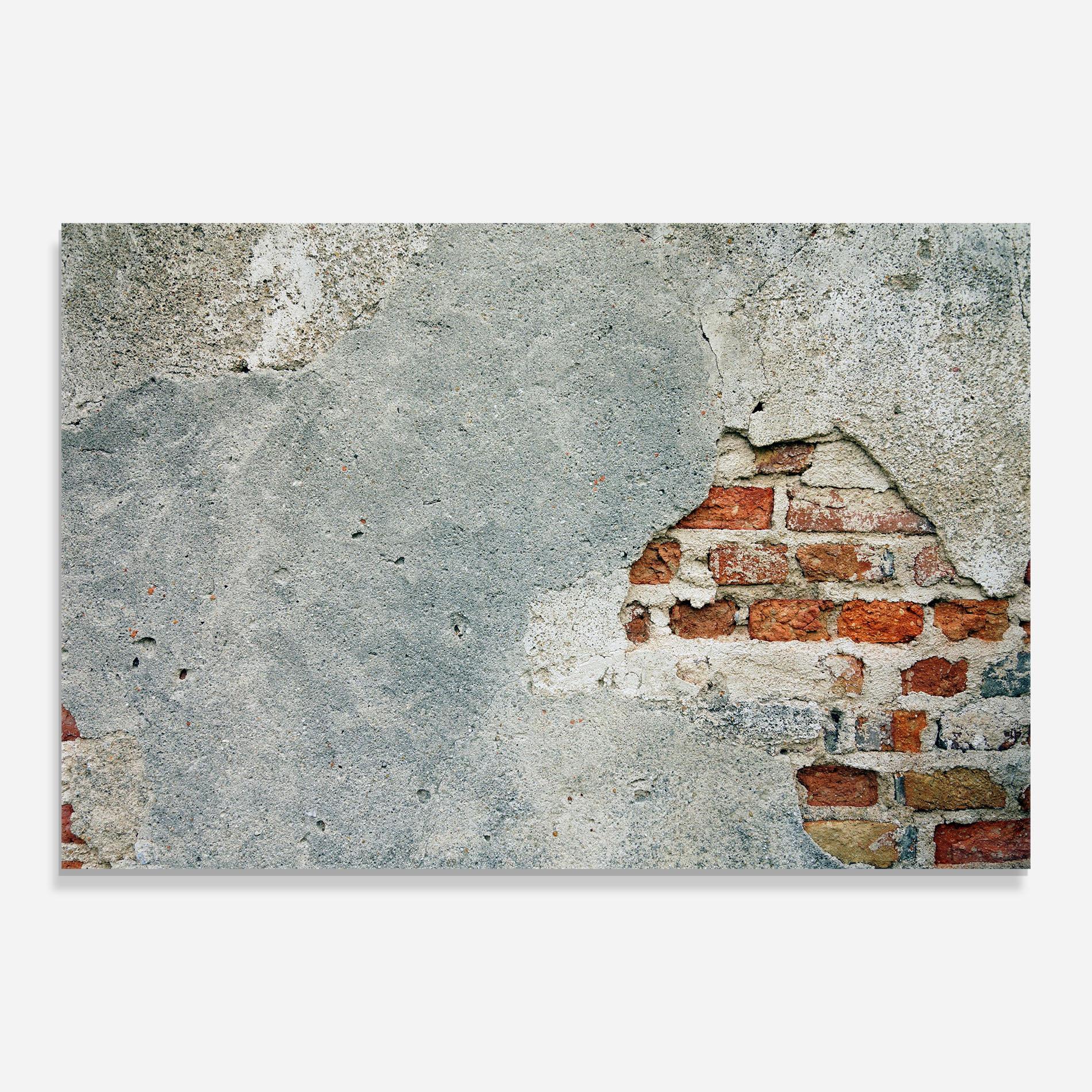 Küchenrückwand Glas Vintage Old Bricks mockup 0