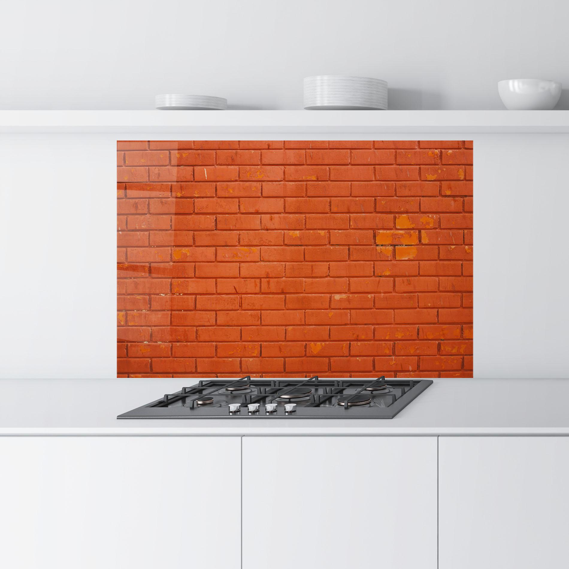 Küchenrückwand Glas Simetric Bircks mockup 9