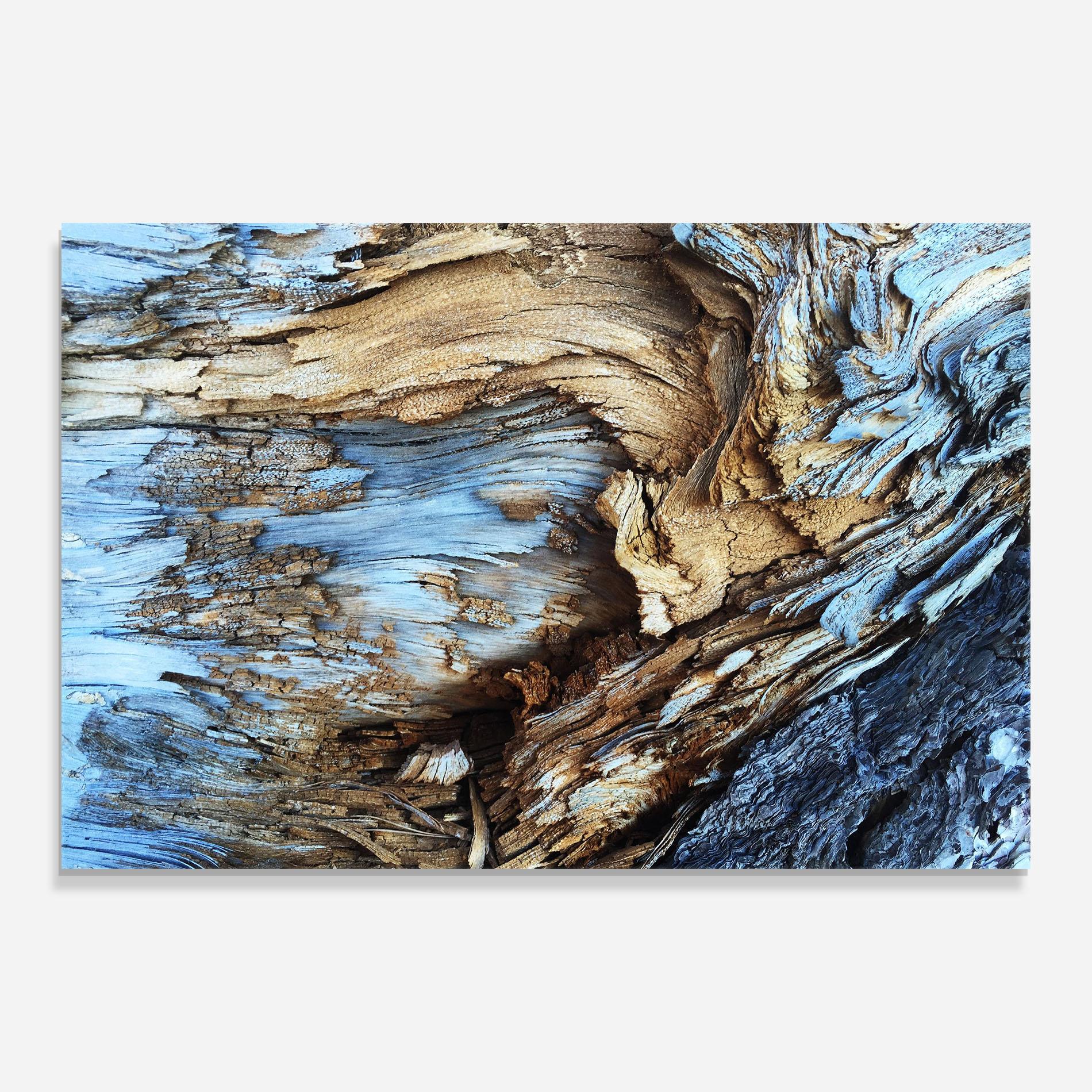 Küchenrückwand Glas Abstract Wood Texture mockup 0