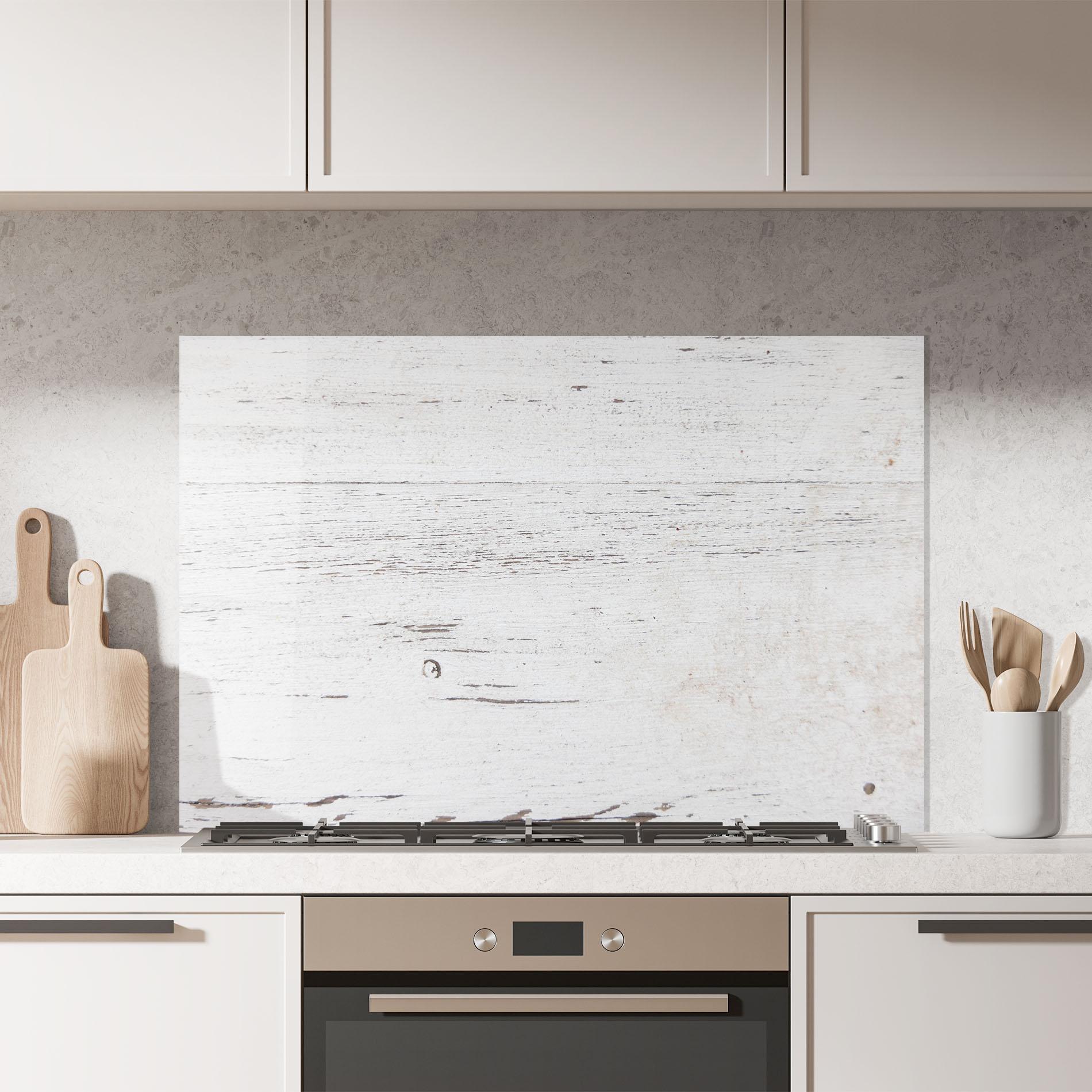 Küchenrückwand Glas Bight Wood mockup 7