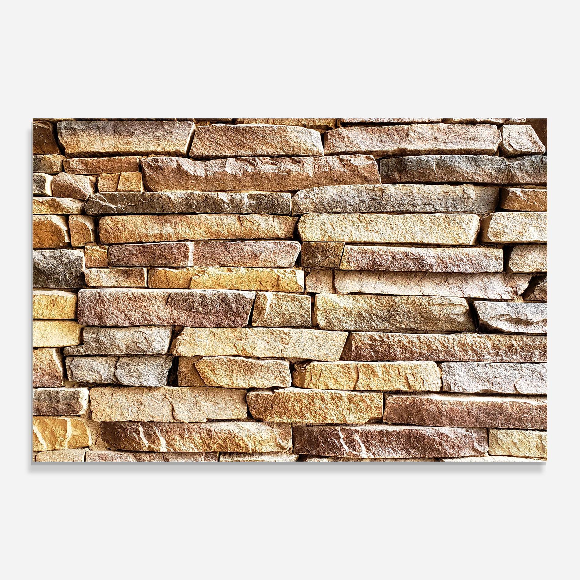 Küchenrückwand Glas Desert Stones 2 mockup 0