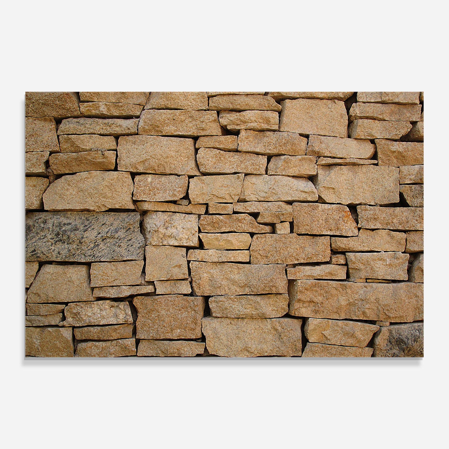 Küchenrückwand Glas Desert Stones mockup 0