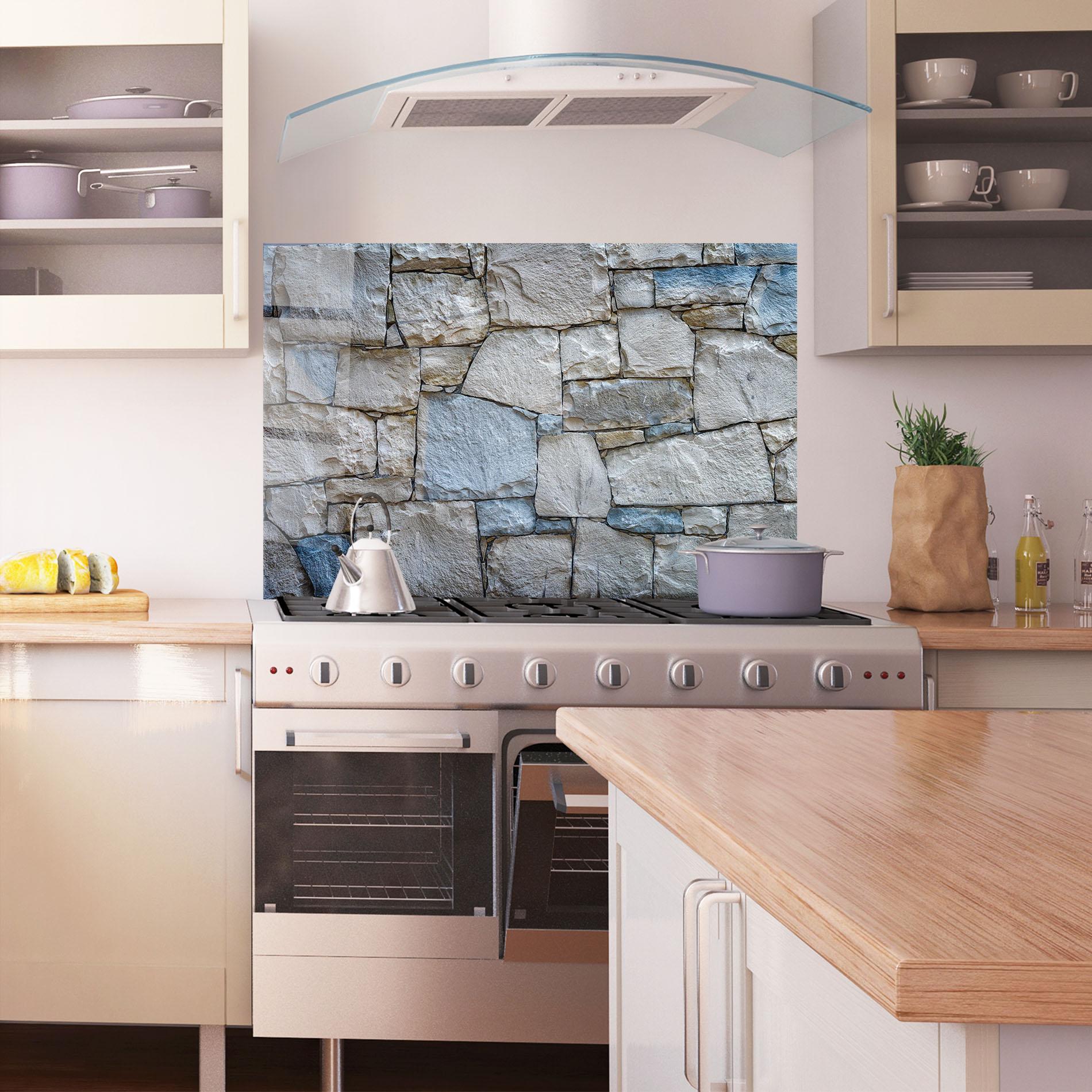 Küchenrückwand Glas Stones In Harmony mockup 1