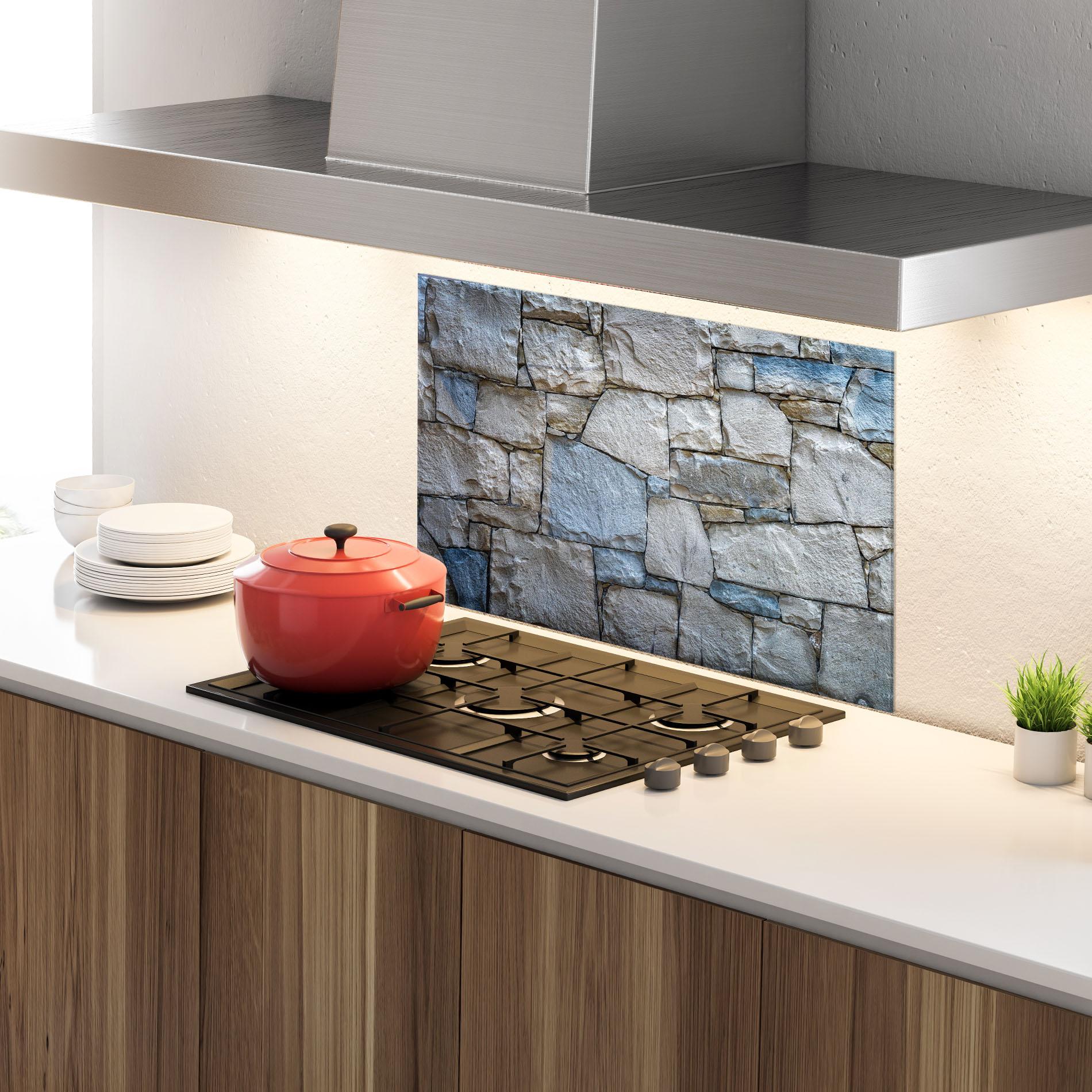 Küchenrückwand Glas Stones In Harmony mockup 4