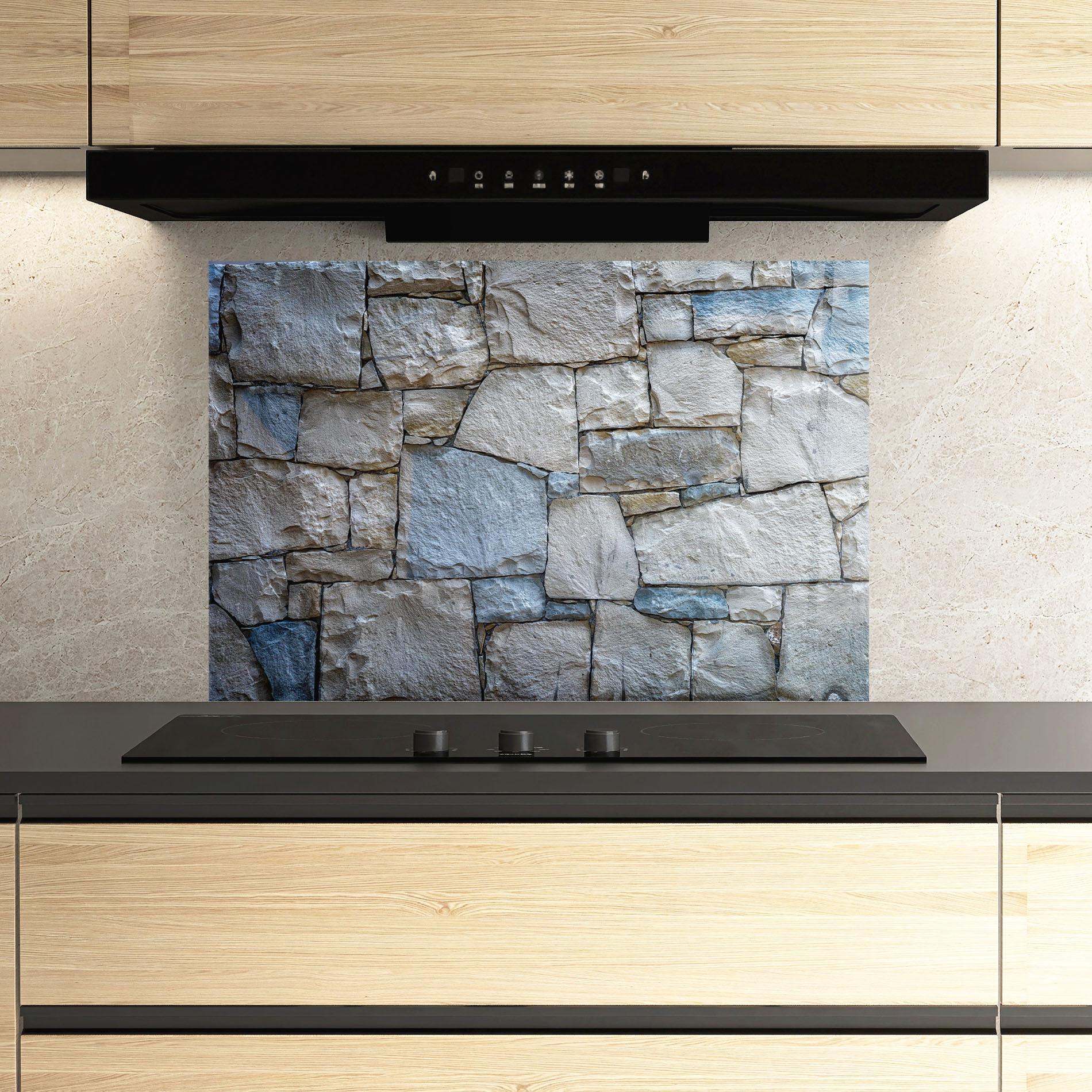 Küchenrückwand Glas Stones In Harmony mockup 3