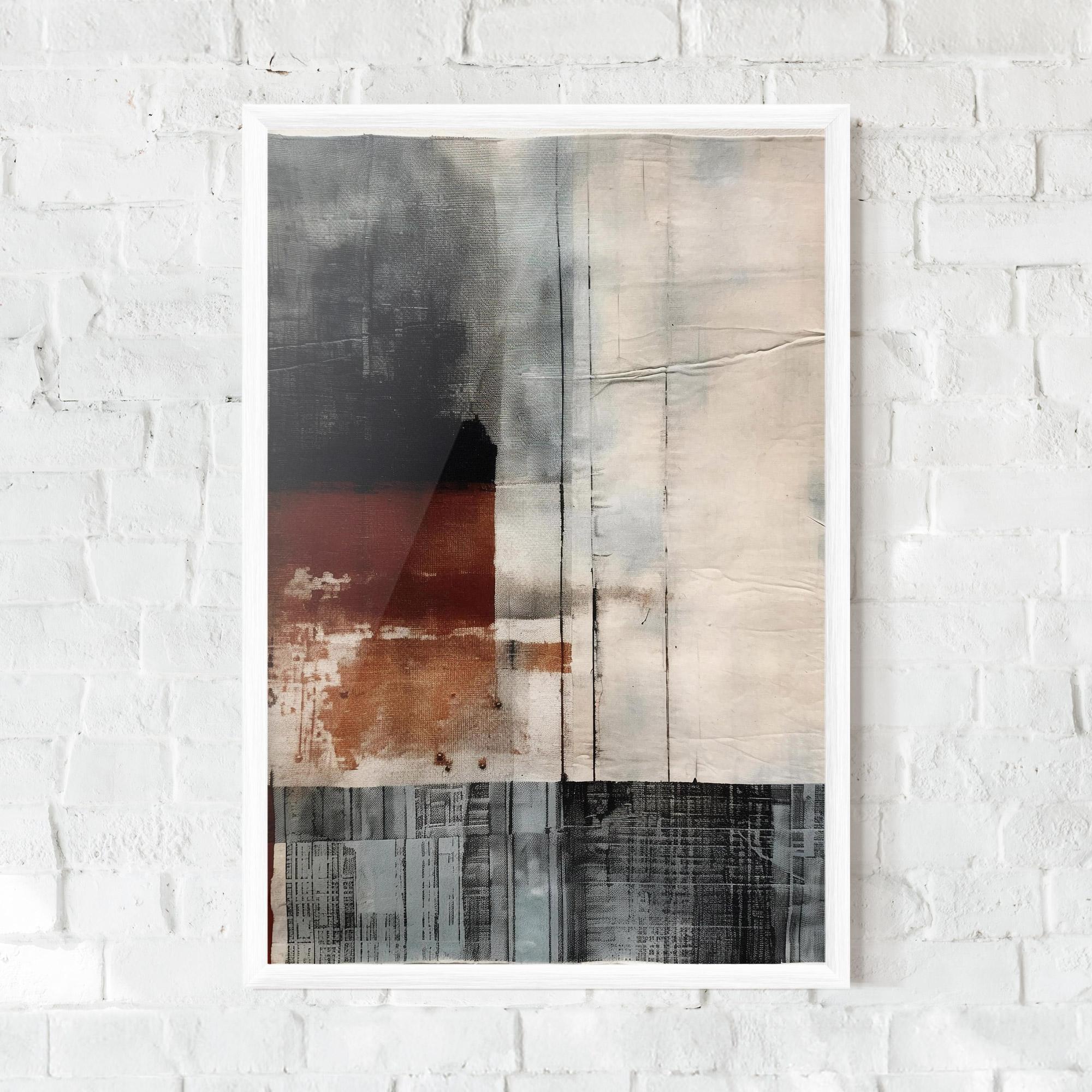 Gerahmte Poster Abstract Painting mockup 0