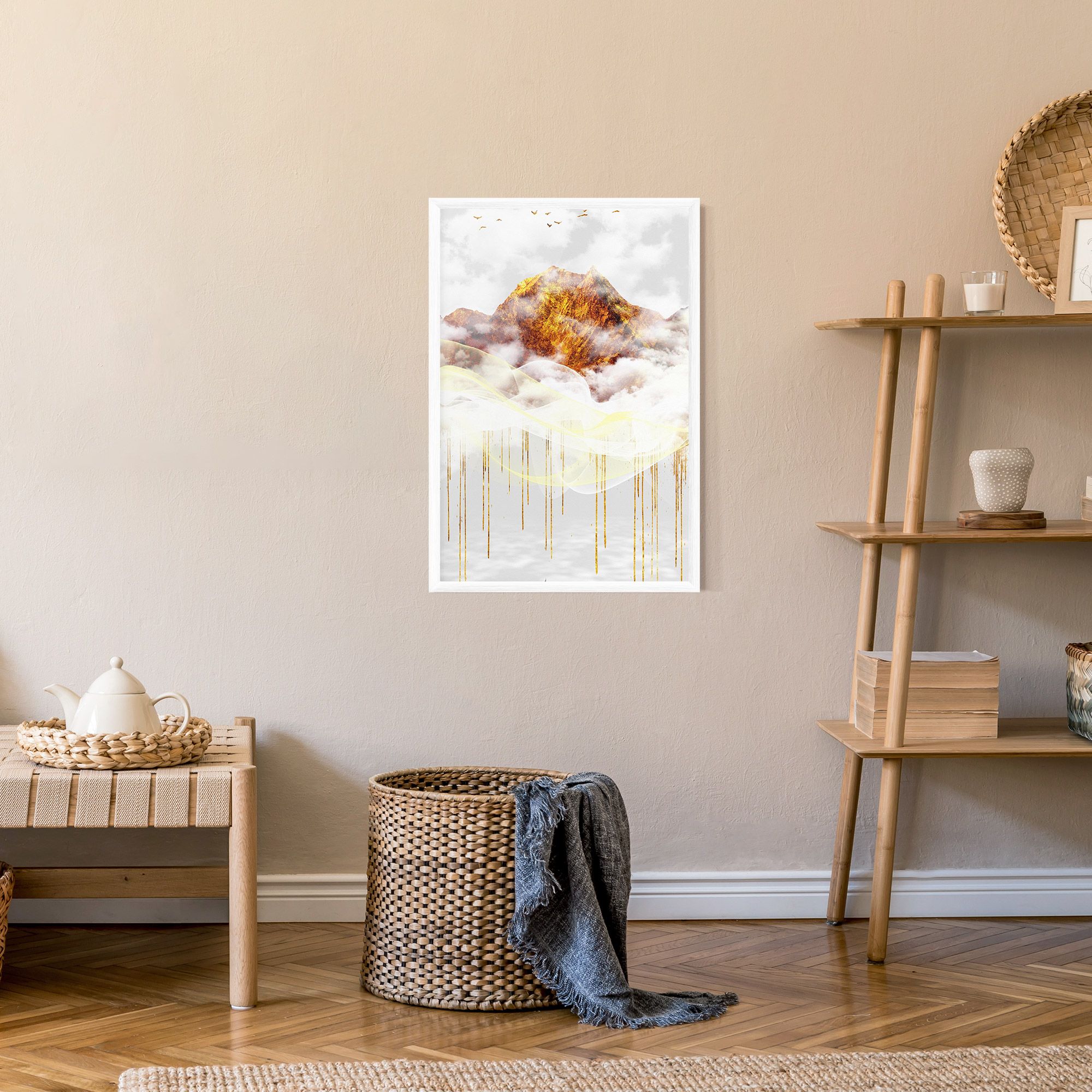 Abstract Golden Landscape 3 mockup 9