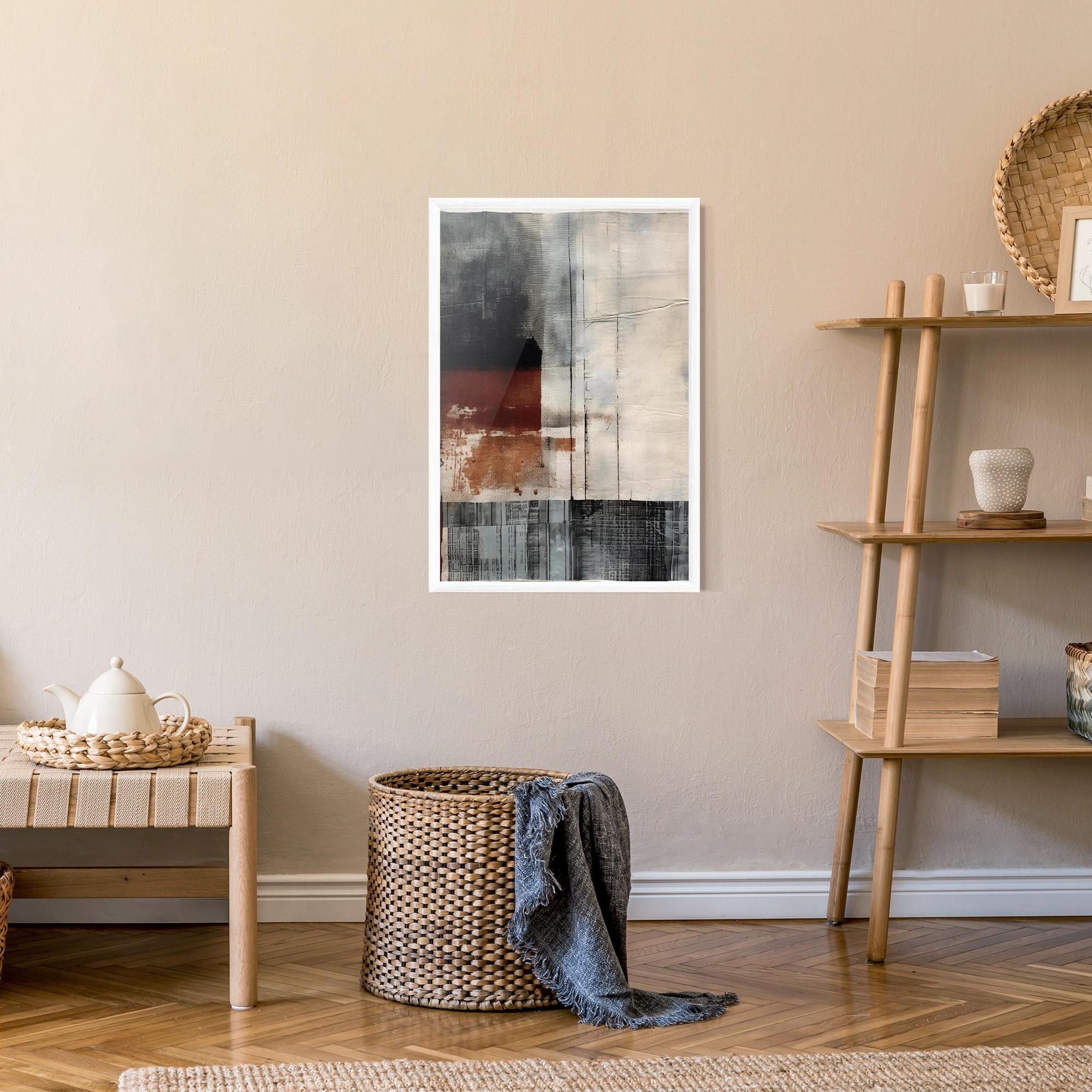 Gerahmte Poster Abstract Painting mockup 9