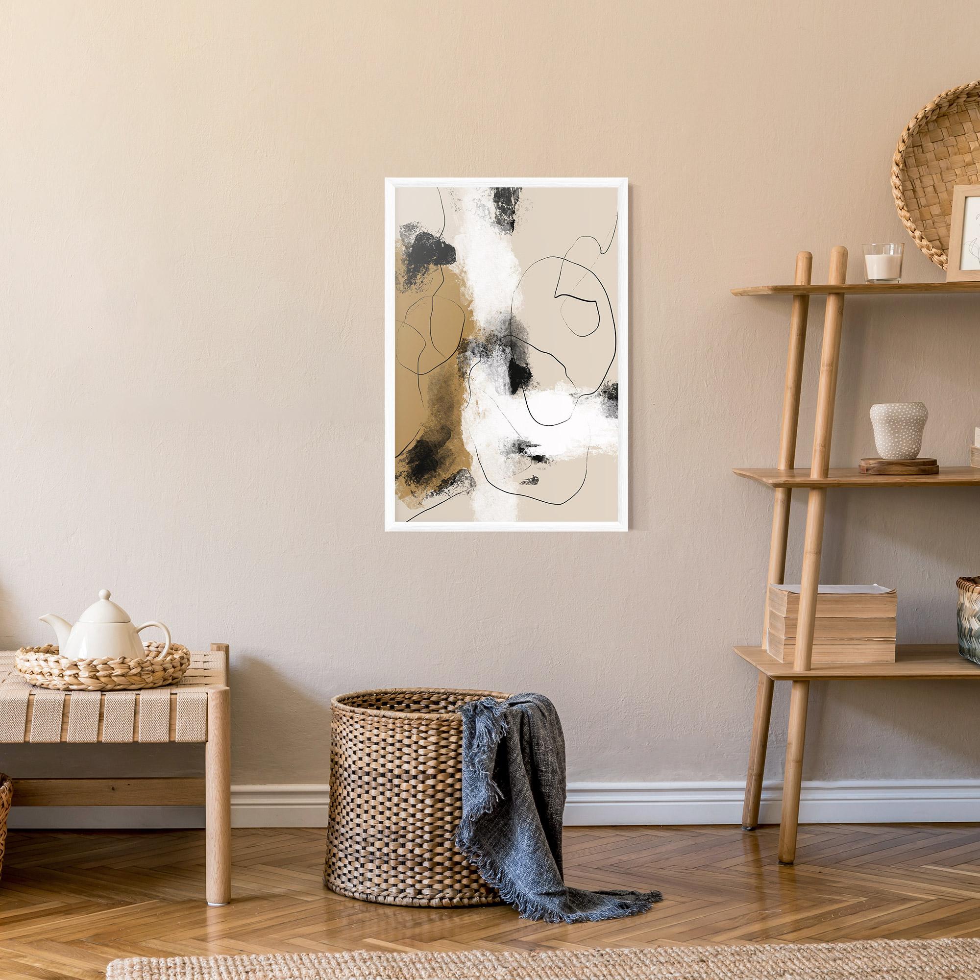 Gerahmte Poster Unique Acrylic Paintings mockup 9