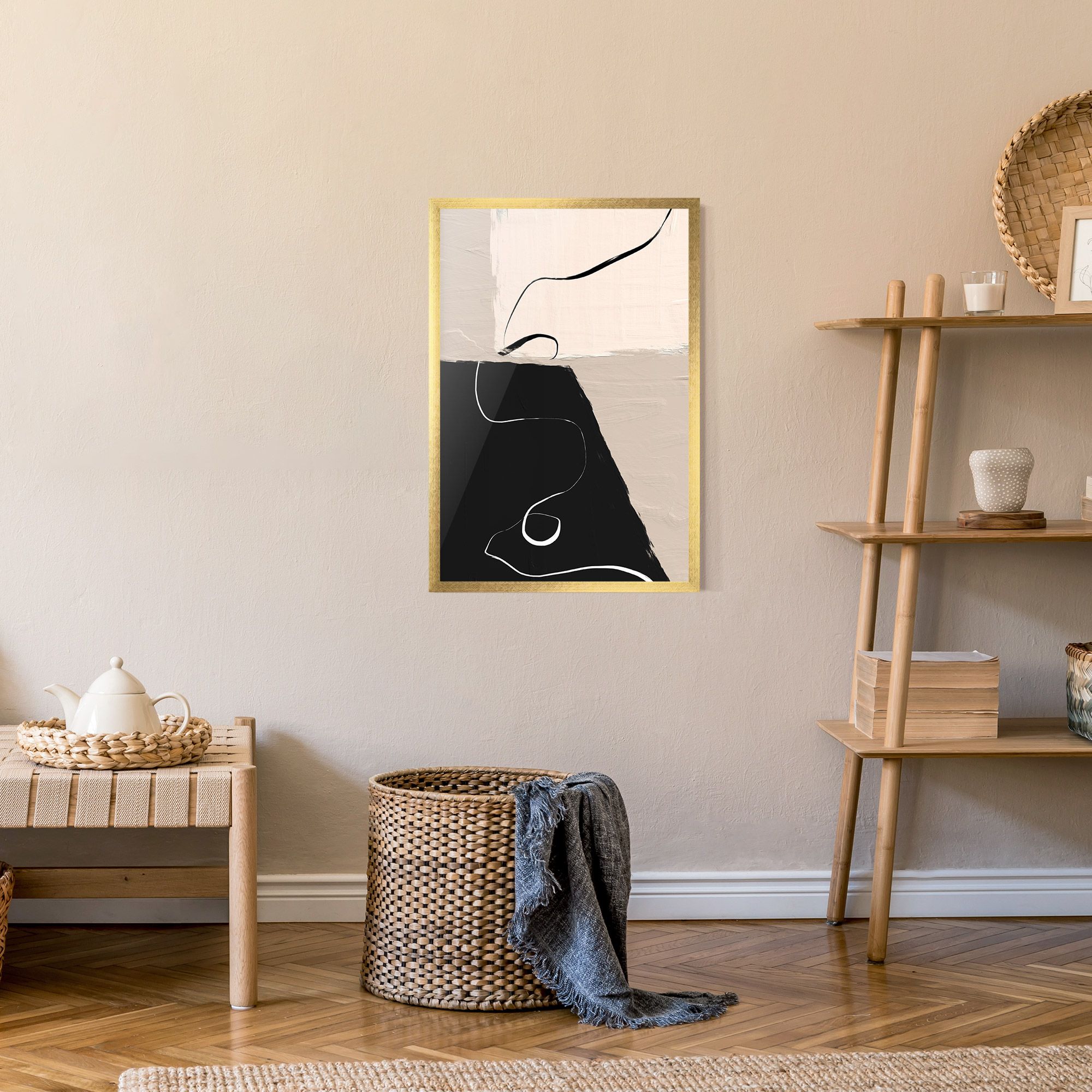 Black Brushstrokes mockup 9