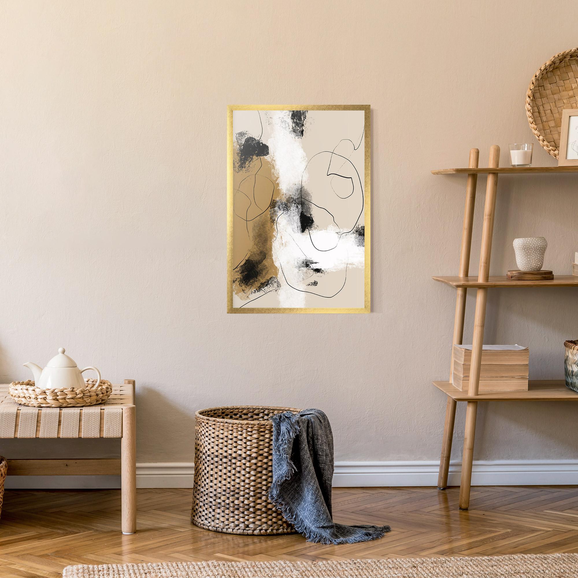 Gerahmte Poster Unique Acrylic Paintings mockup 9