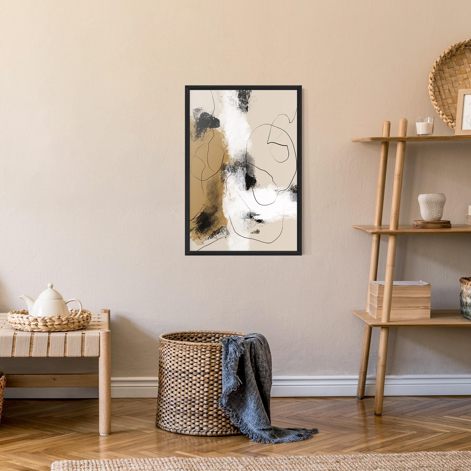 Gerahmte Poster Unique Acrylic Paintings mockup 9