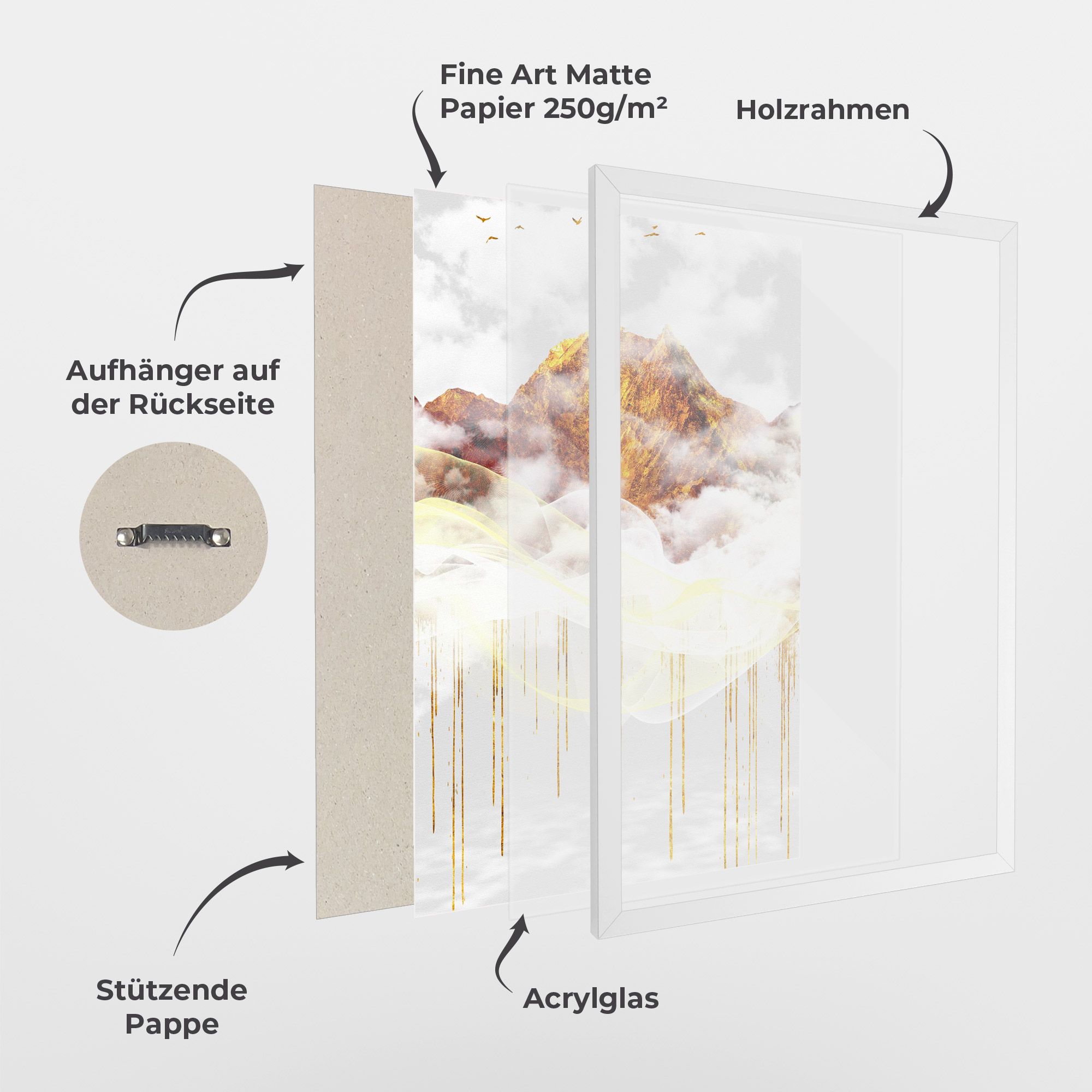 Abstract Golden Landscape 3 mockup 1