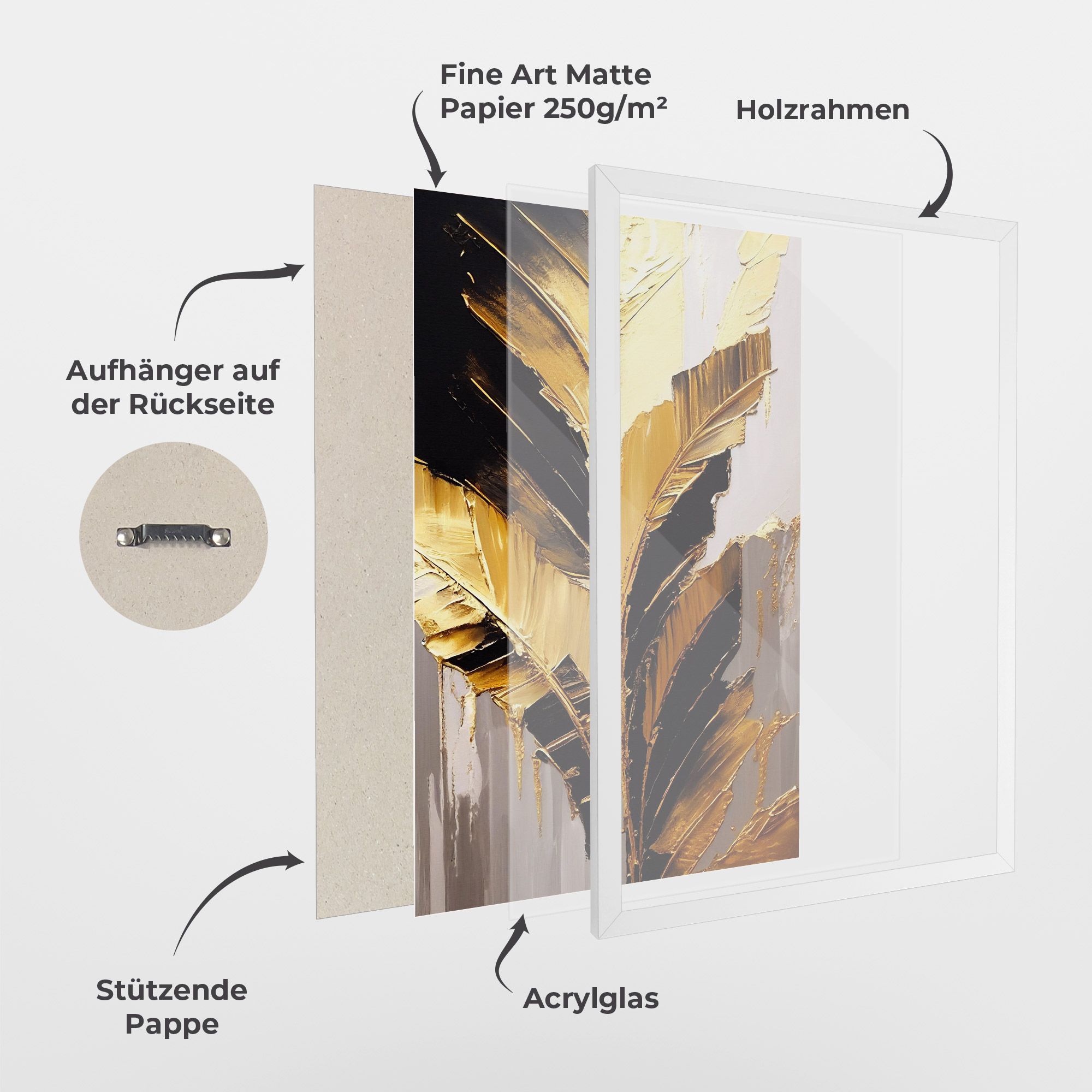 Balck With Gold Leafs mockup 1