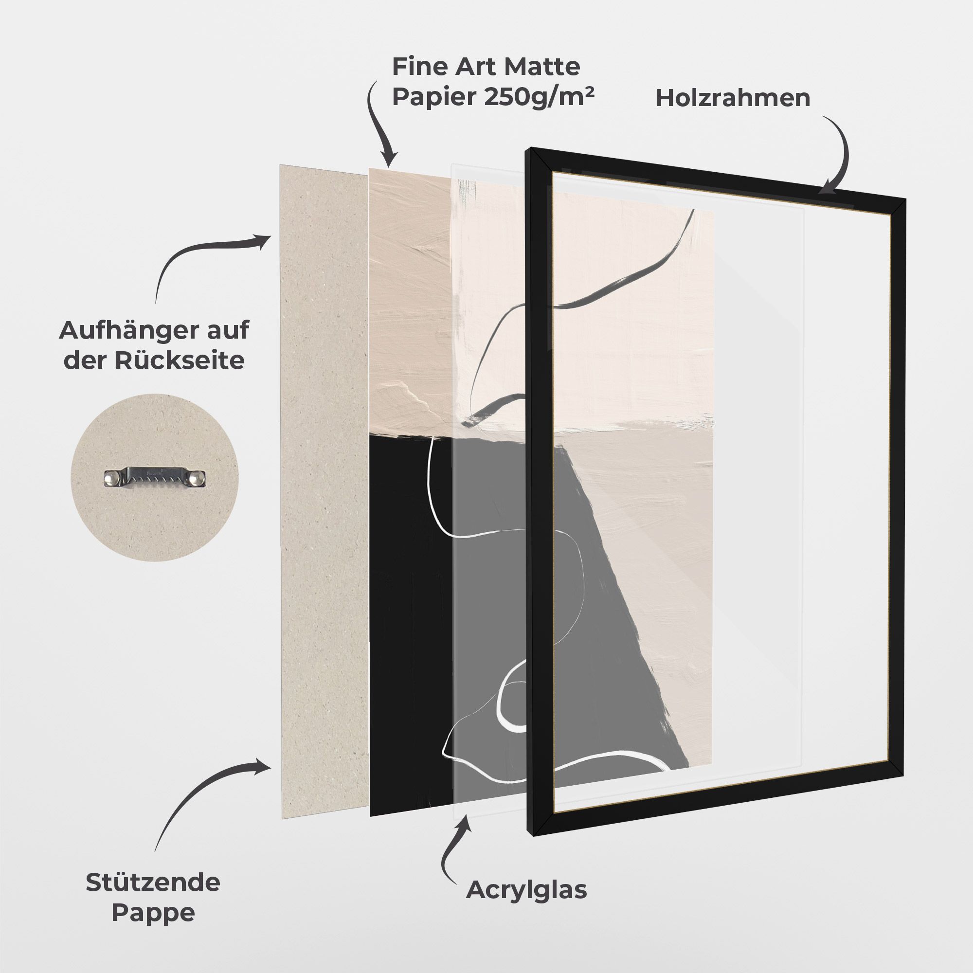 Black Brushstrokes mockup 1