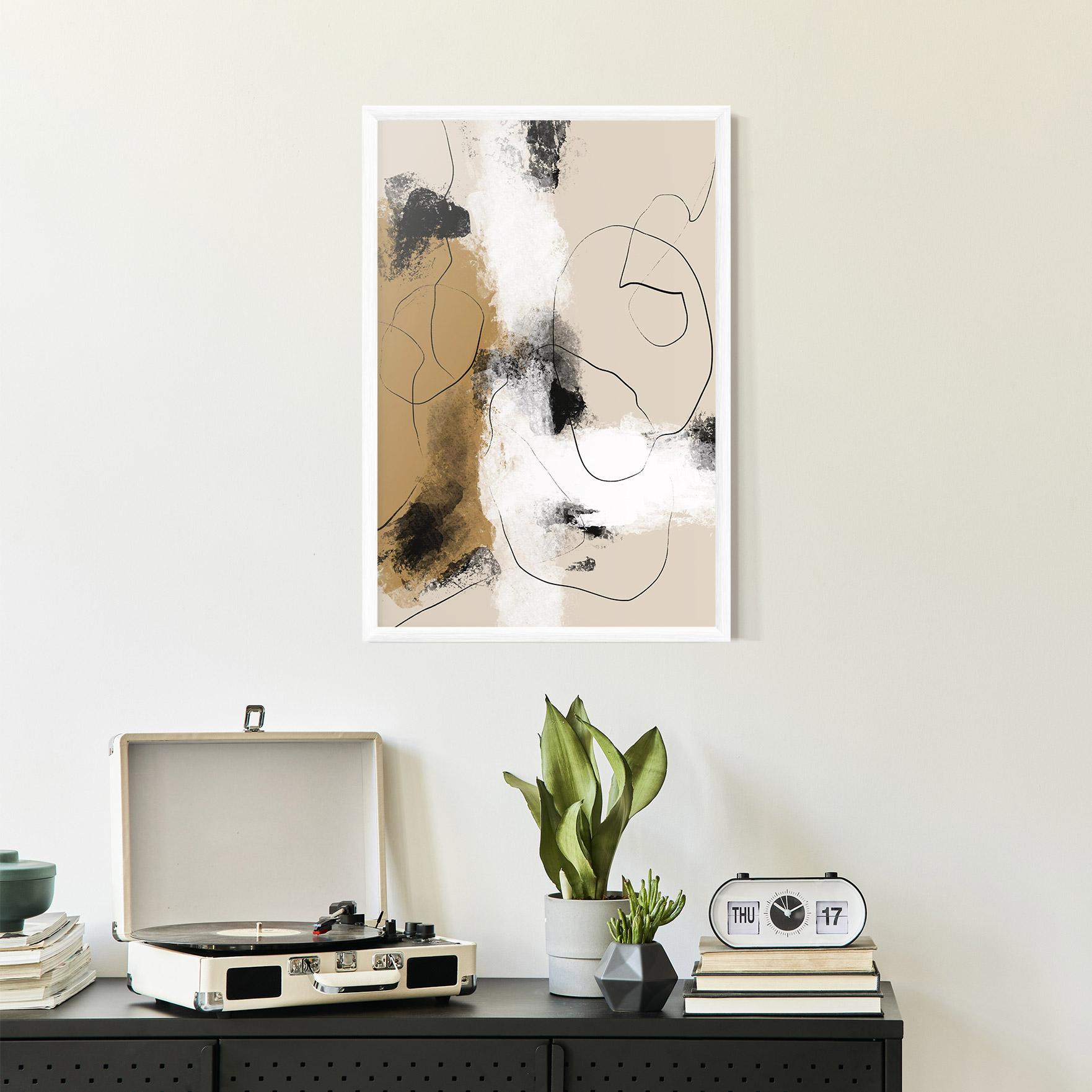 Gerahmte Poster Unique Acrylic Paintings mockup 2