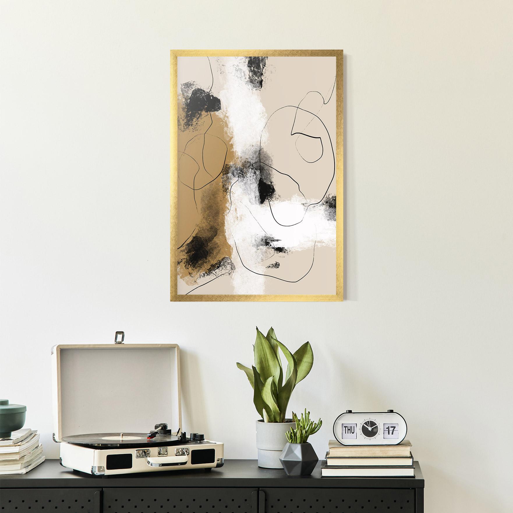 Gerahmte Poster Unique Acrylic Paintings mockup 2