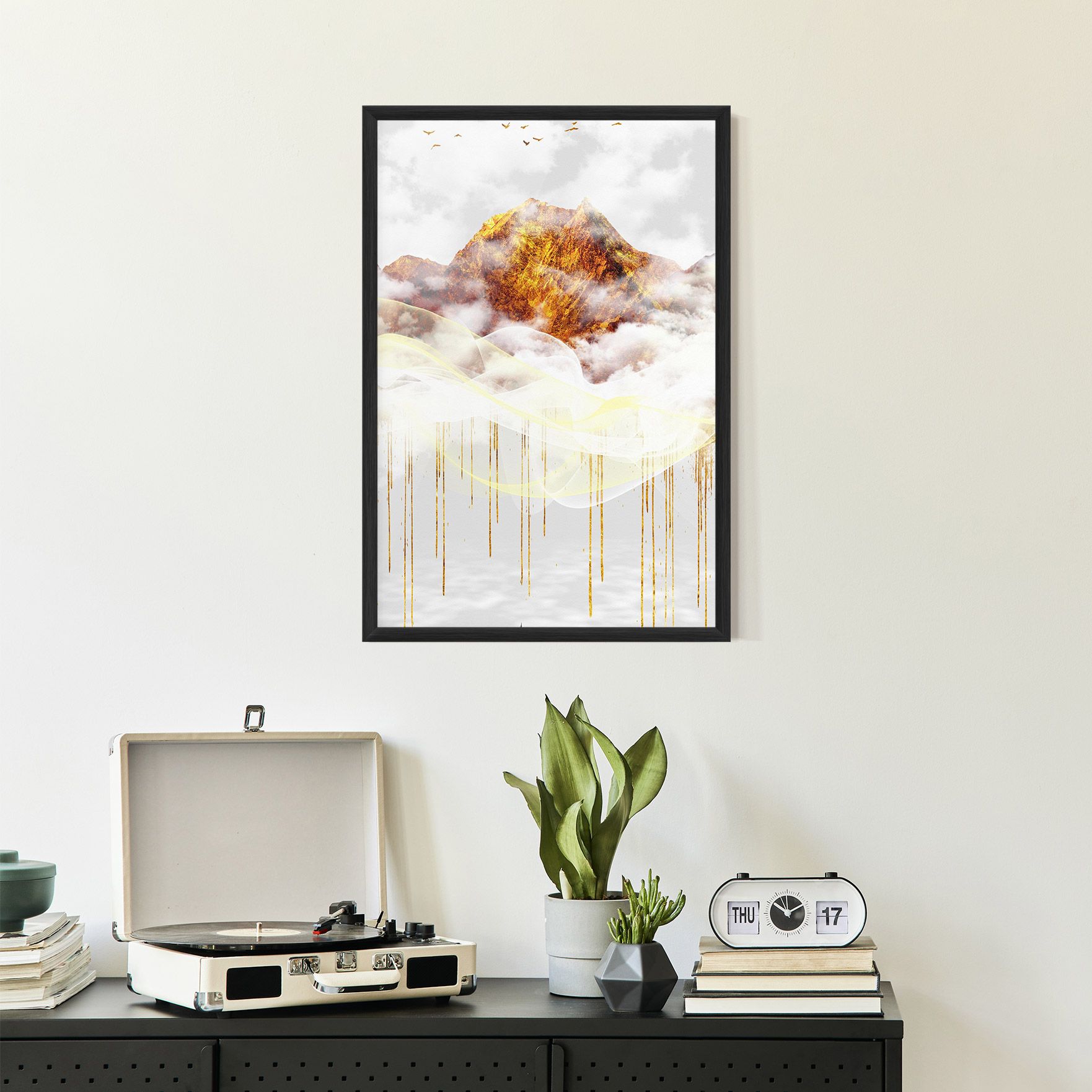 Abstract Golden Landscape 3 mockup 2