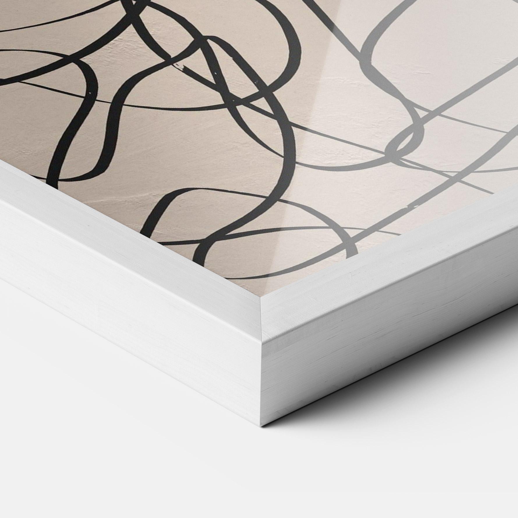 Gerahmte Poster Hand Painted Pattern mockup 3