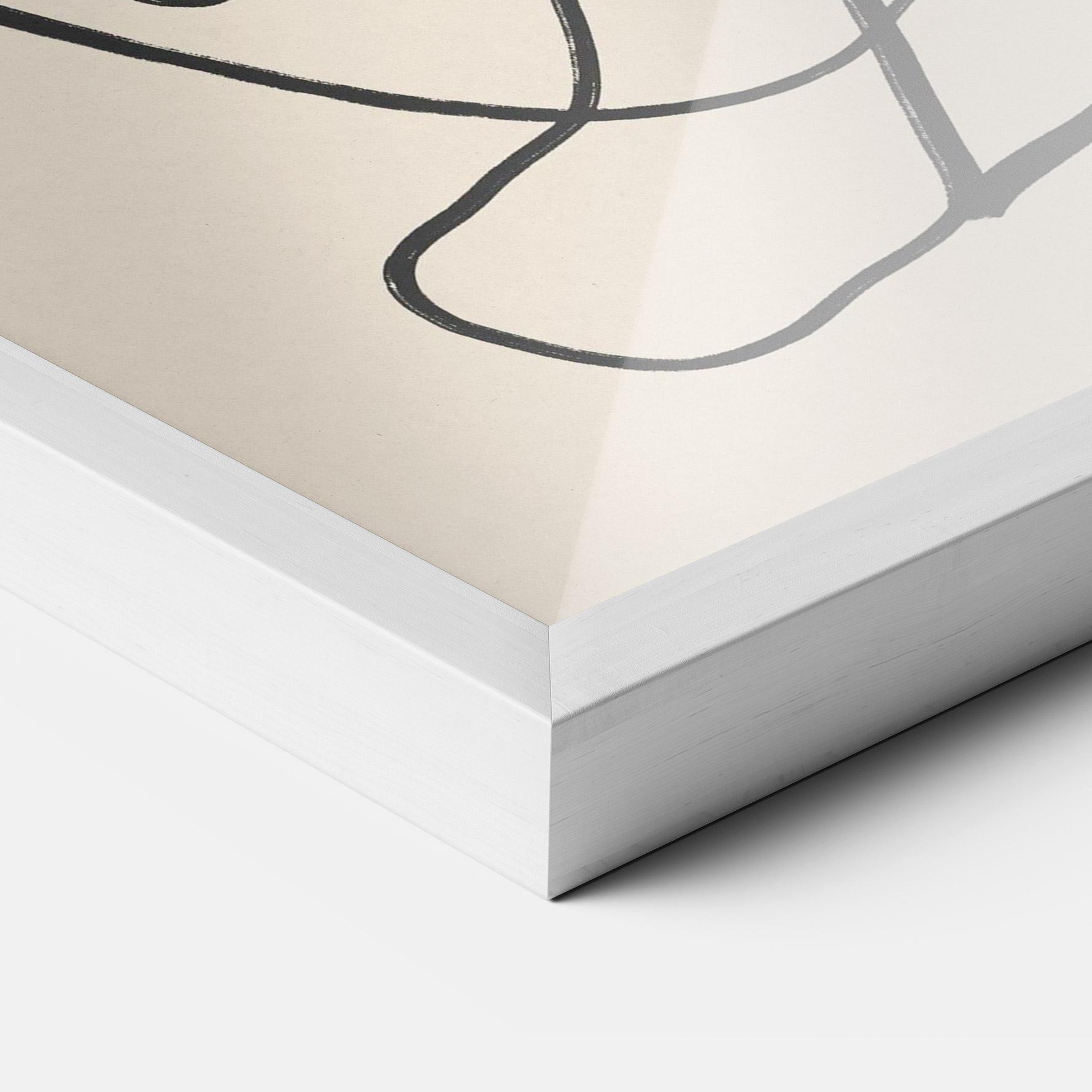 Gerahmte Poster Handdrawn Lines mockup 3