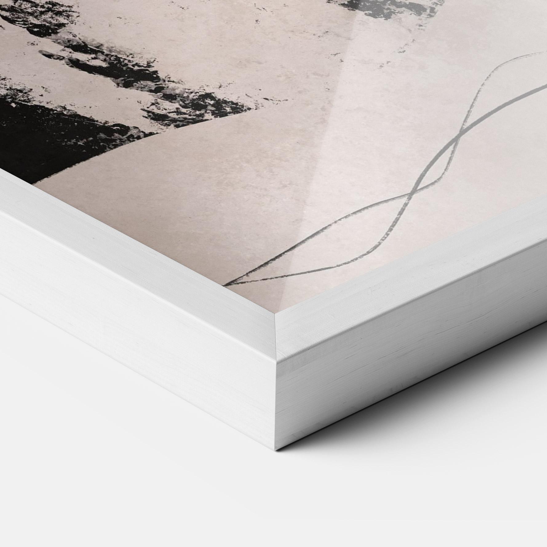 Gerahmte Poster Modern Brushstrokes mockup 3