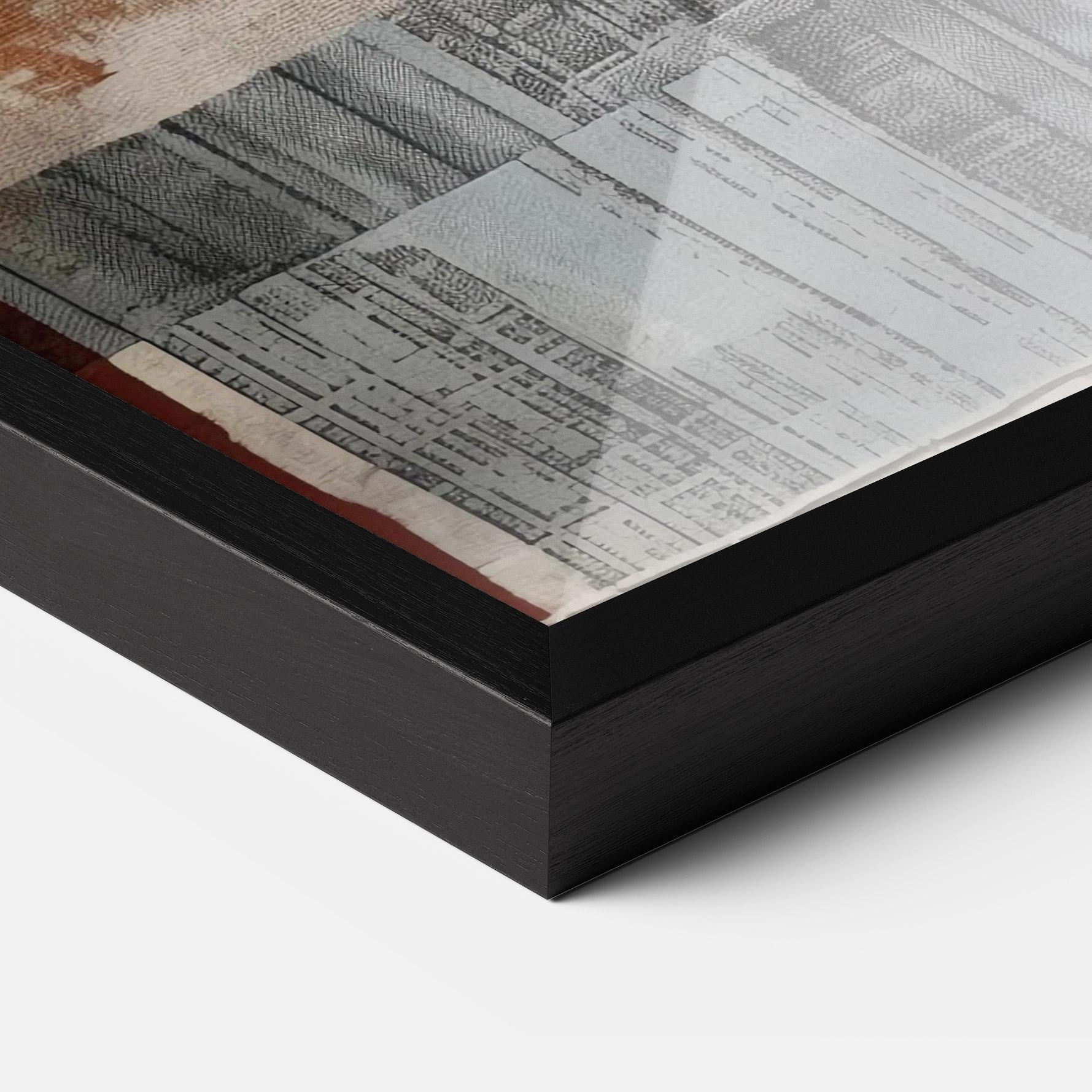 Gerahmte Poster Abstract Painting mockup 3