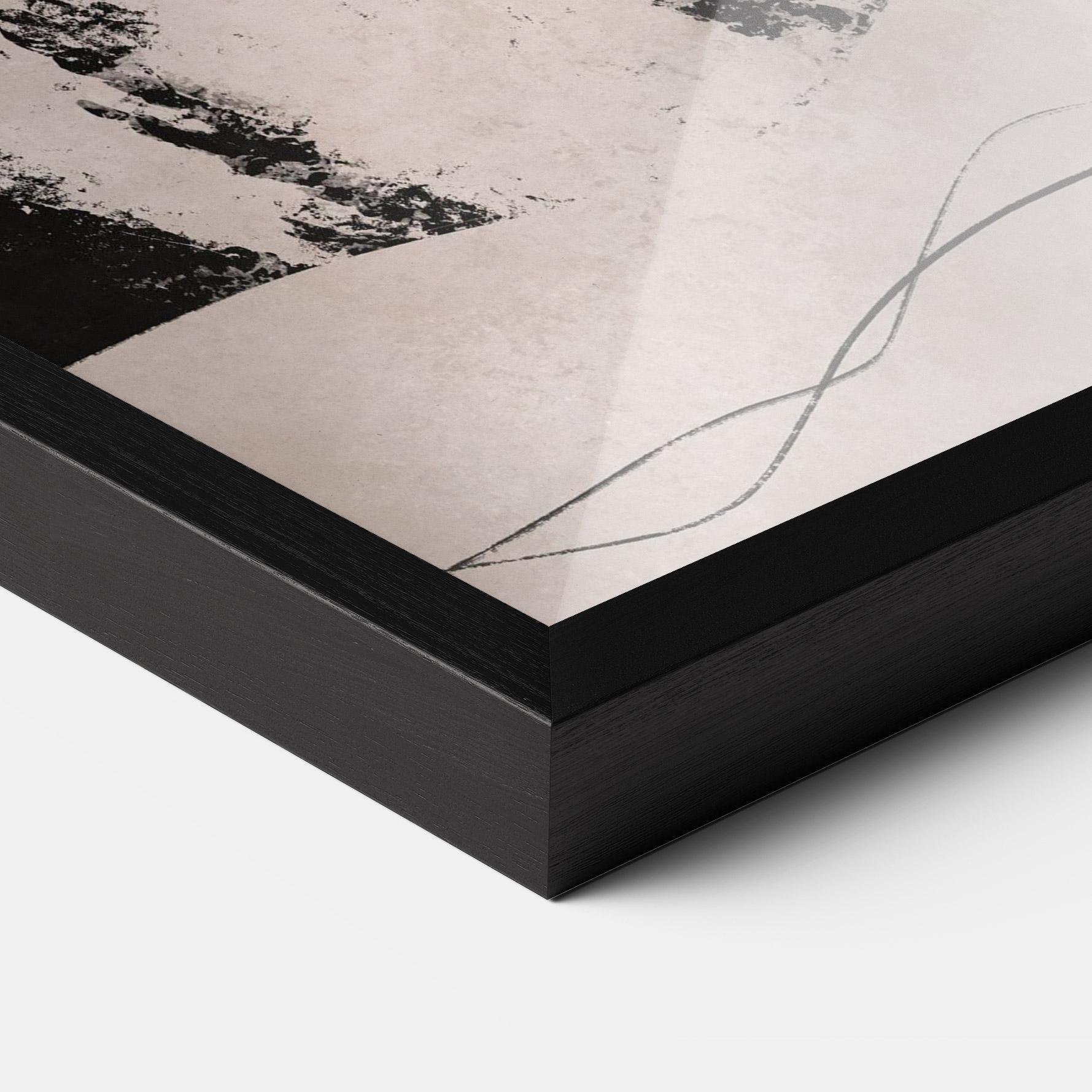 Gerahmte Poster Modern Brushstrokes mockup 3