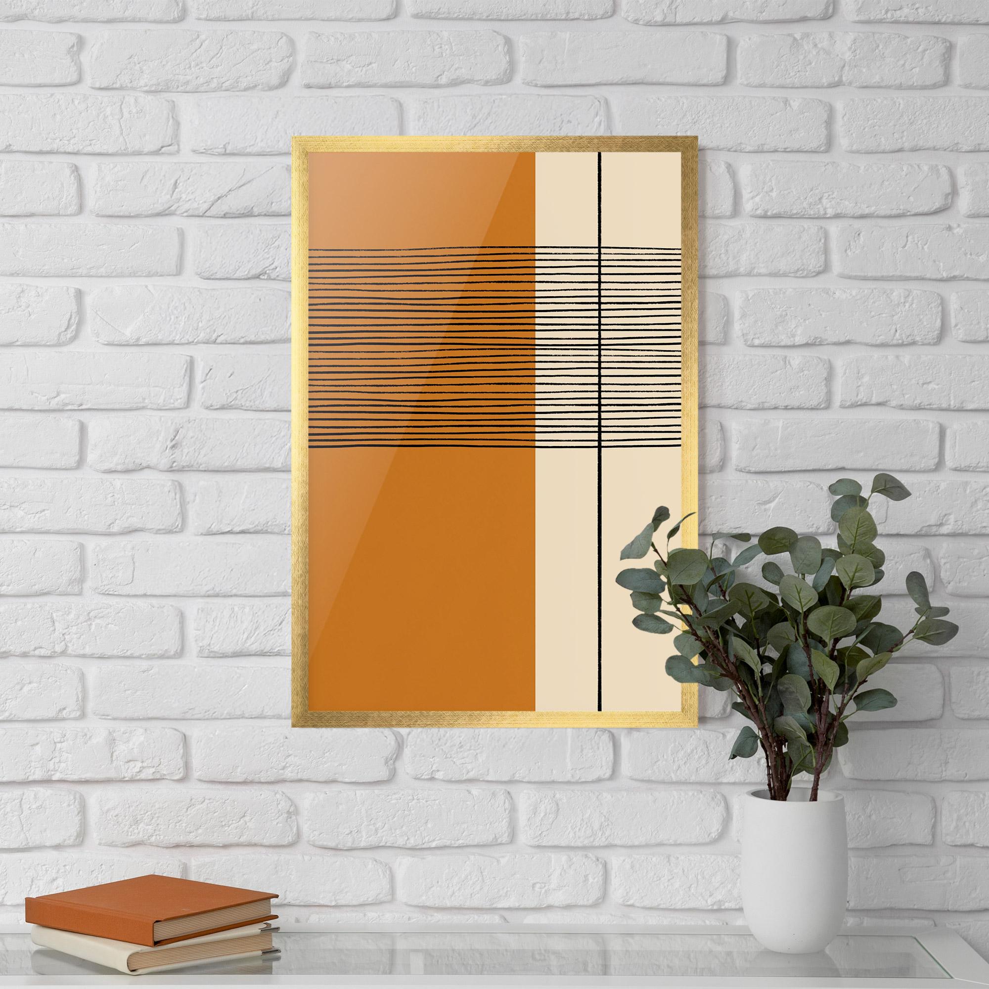 Gerahmte Poster Scandinavian Painting mockup 5