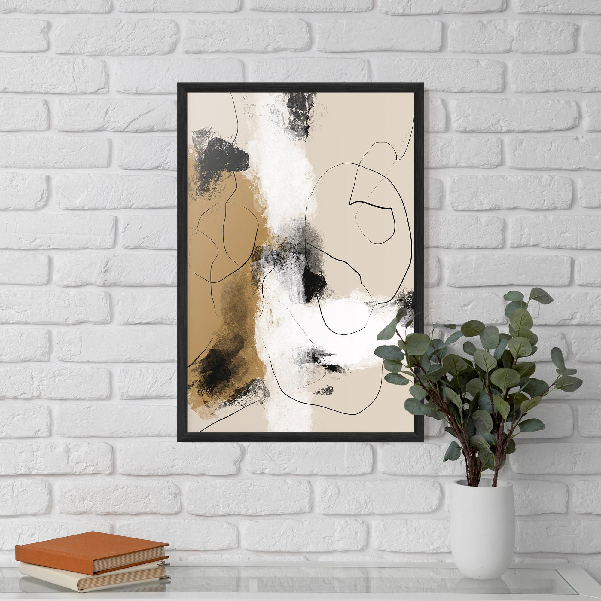 Gerahmte Poster Unique Acrylic Paintings mockup 5