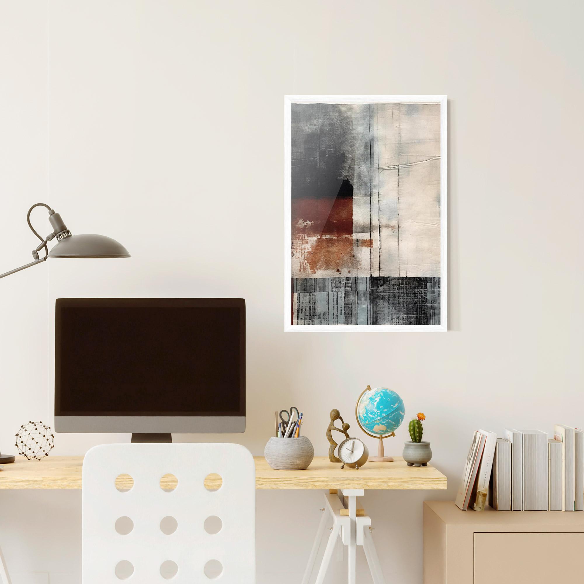 Gerahmte Poster Abstract Painting mockup 6