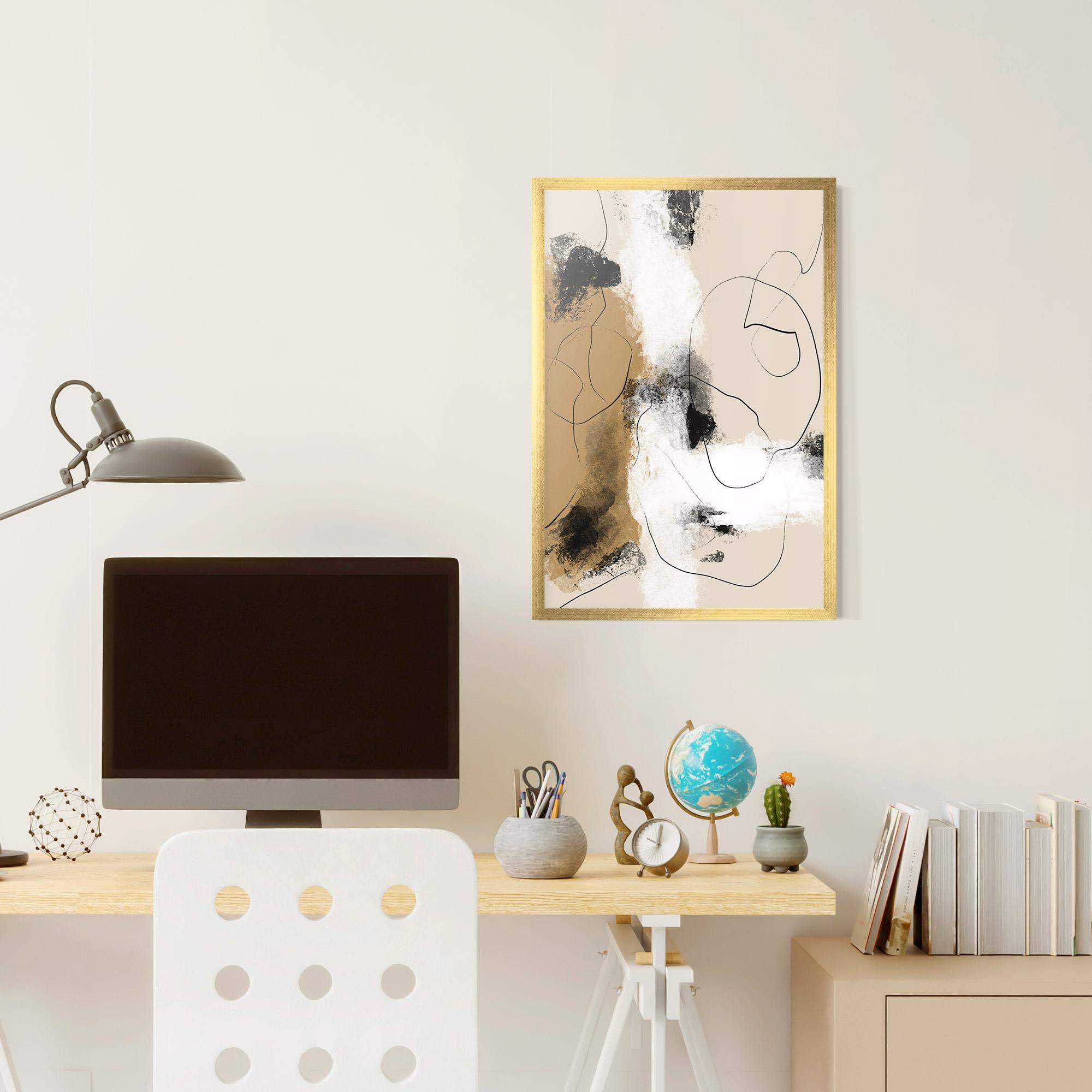 Gerahmte Poster Unique Acrylic Paintings mockup 6