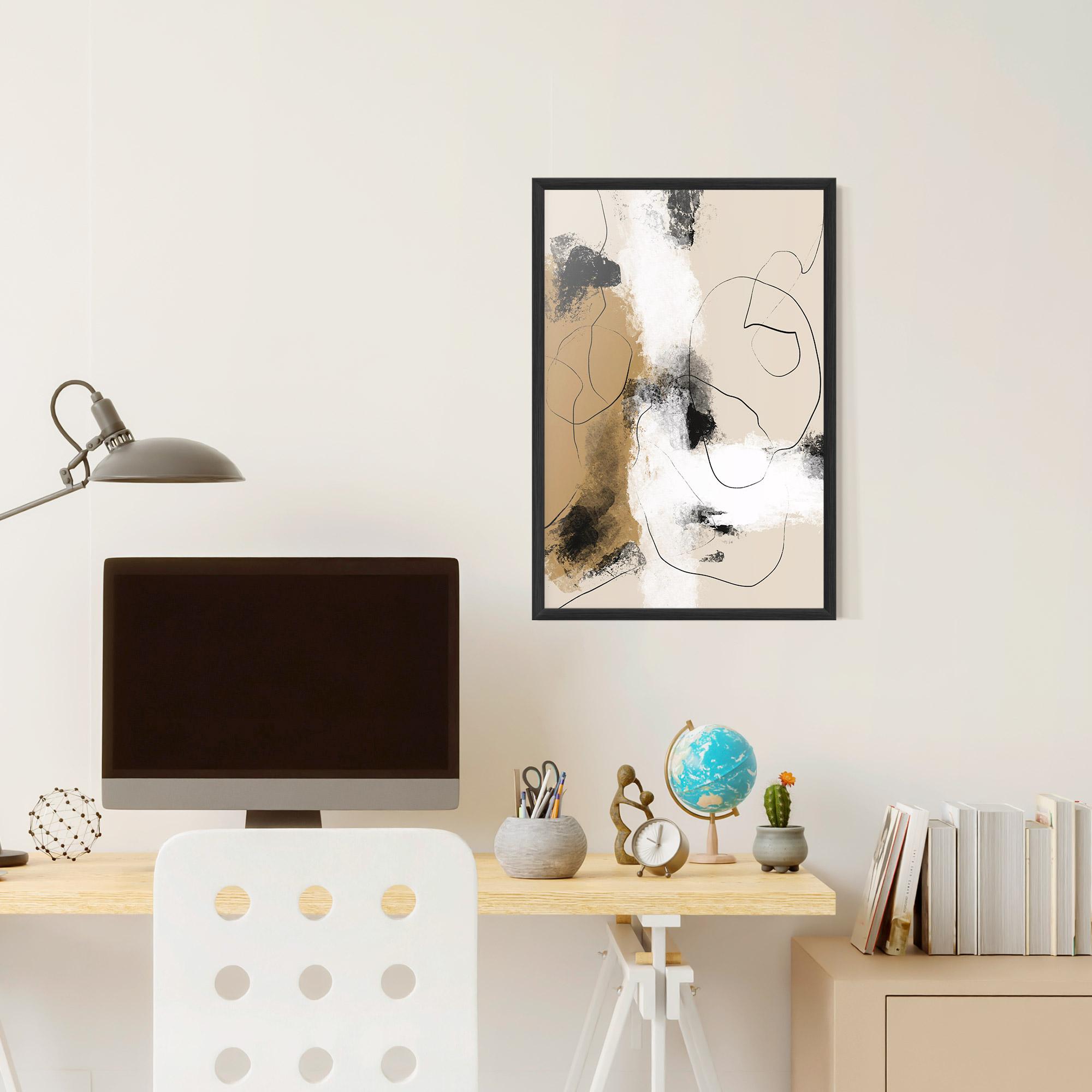 Gerahmte Poster Unique Acrylic Paintings mockup 6