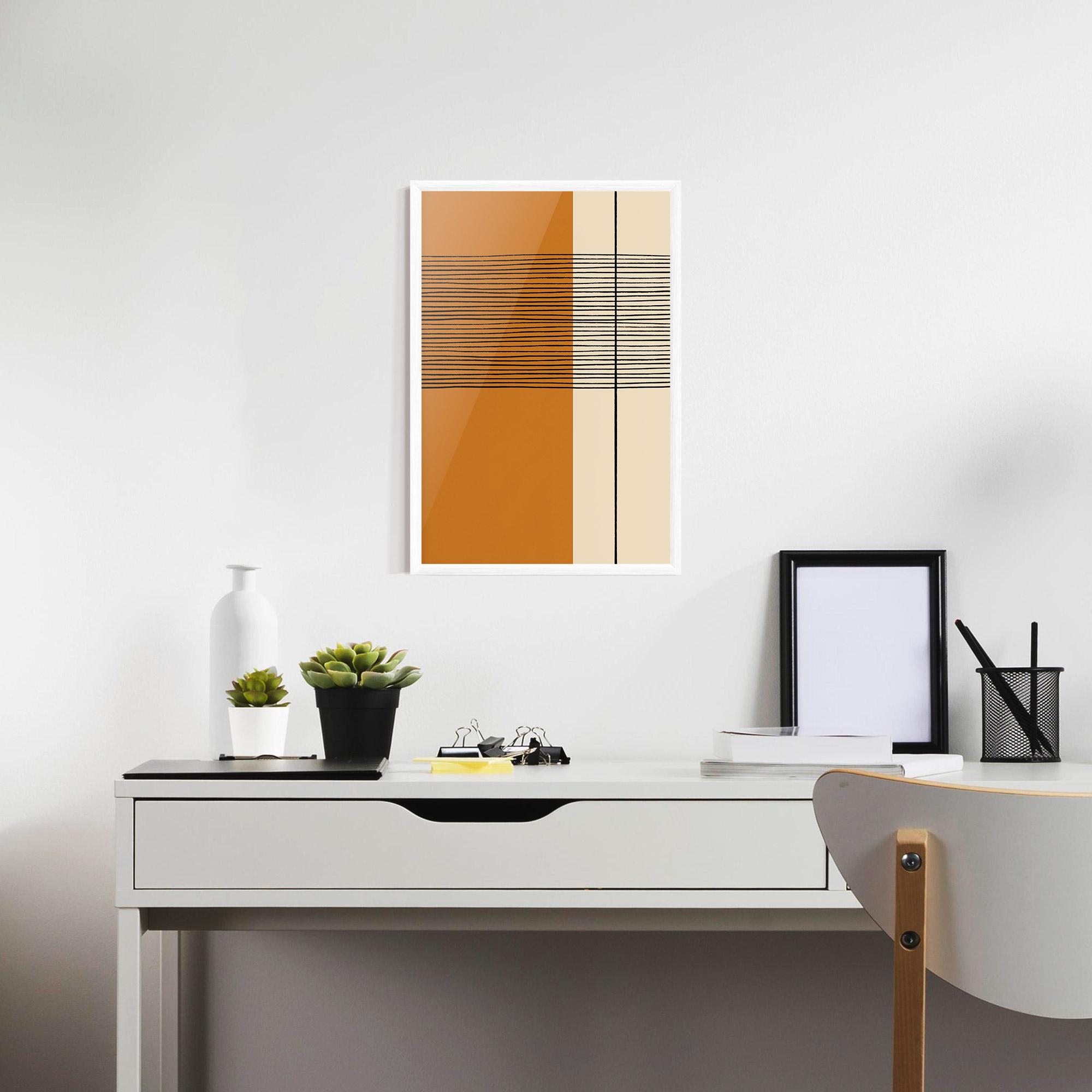Gerahmte Poster Scandinavian Painting mockup 7