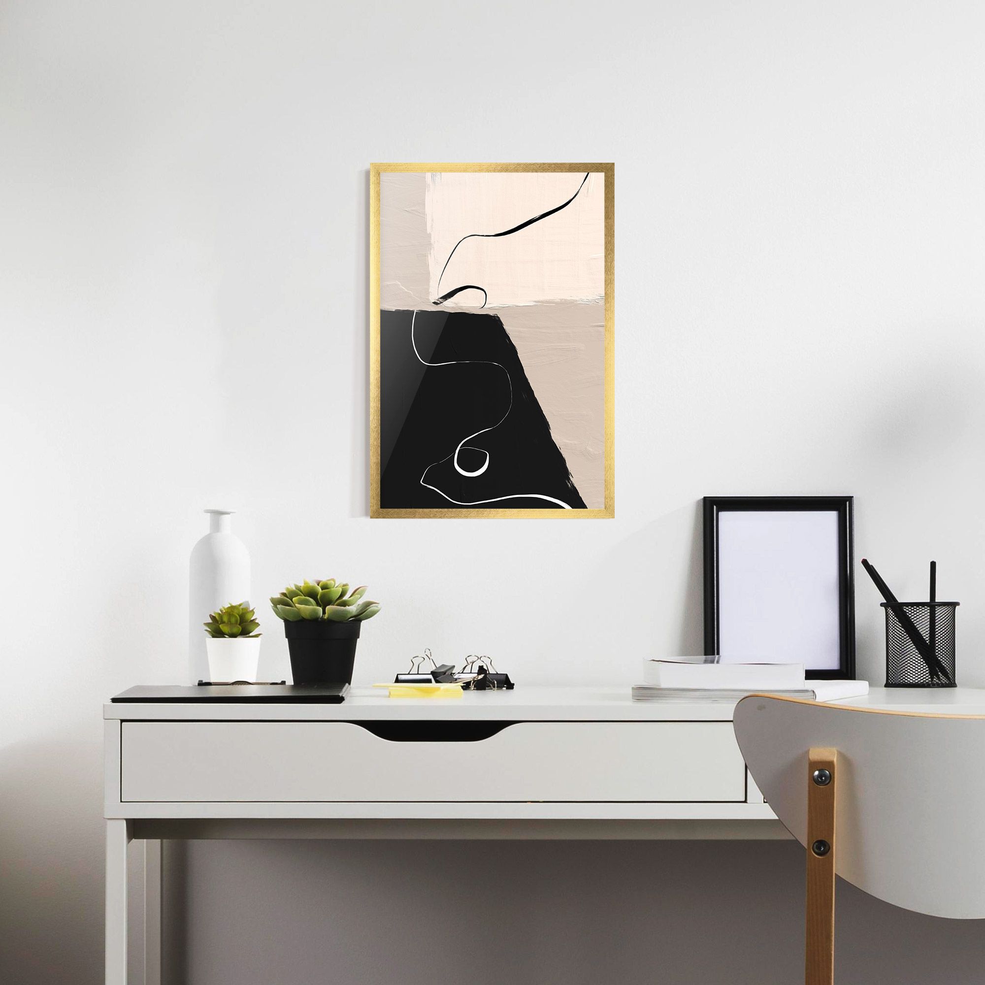 Black Brushstrokes mockup 7