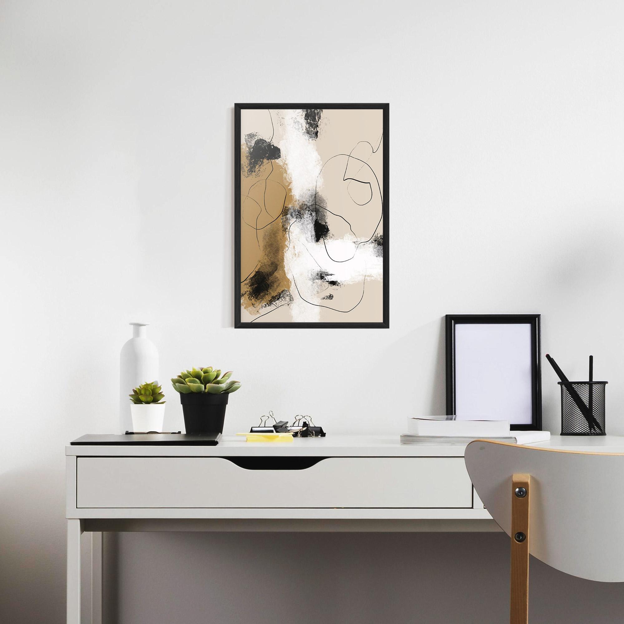 Gerahmte Poster Unique Acrylic Paintings mockup 7