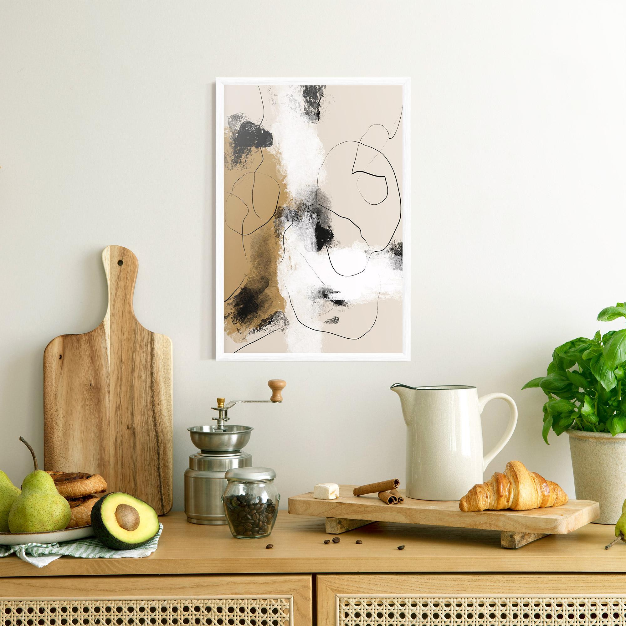 Gerahmte Poster Unique Acrylic Paintings mockup 8