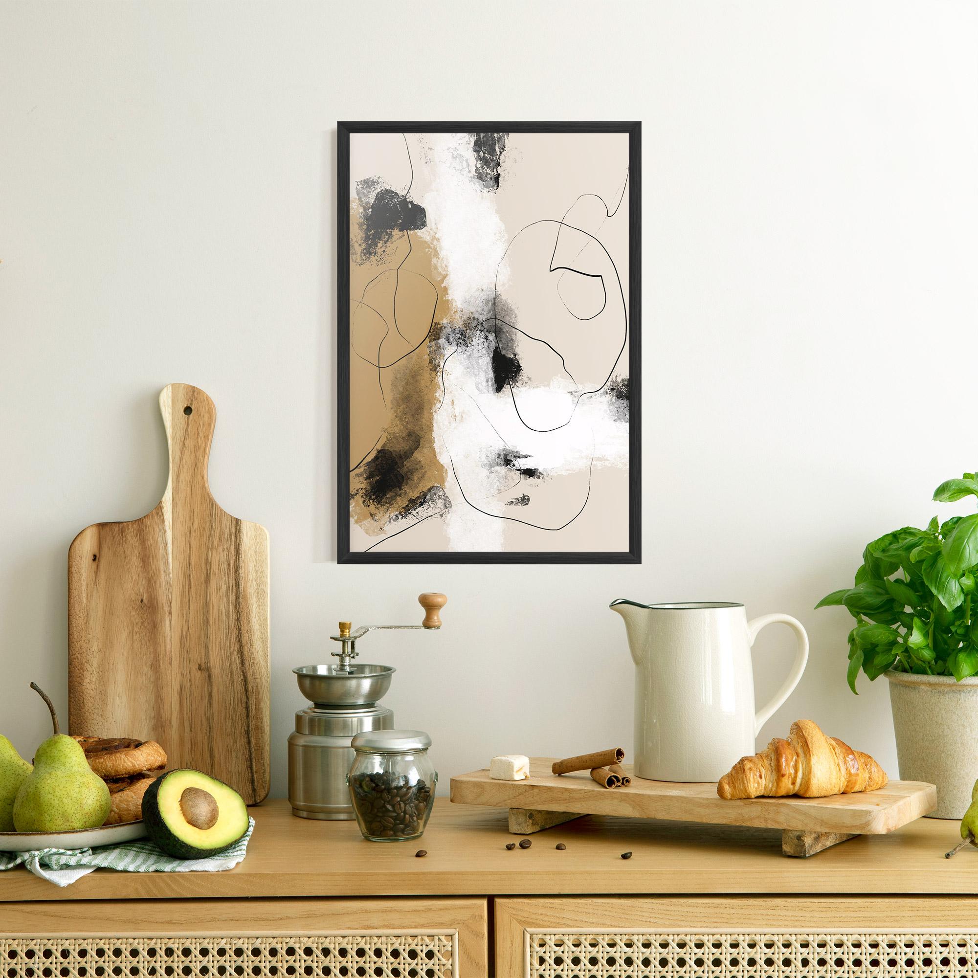 Gerahmte Poster Unique Acrylic Paintings mockup 8