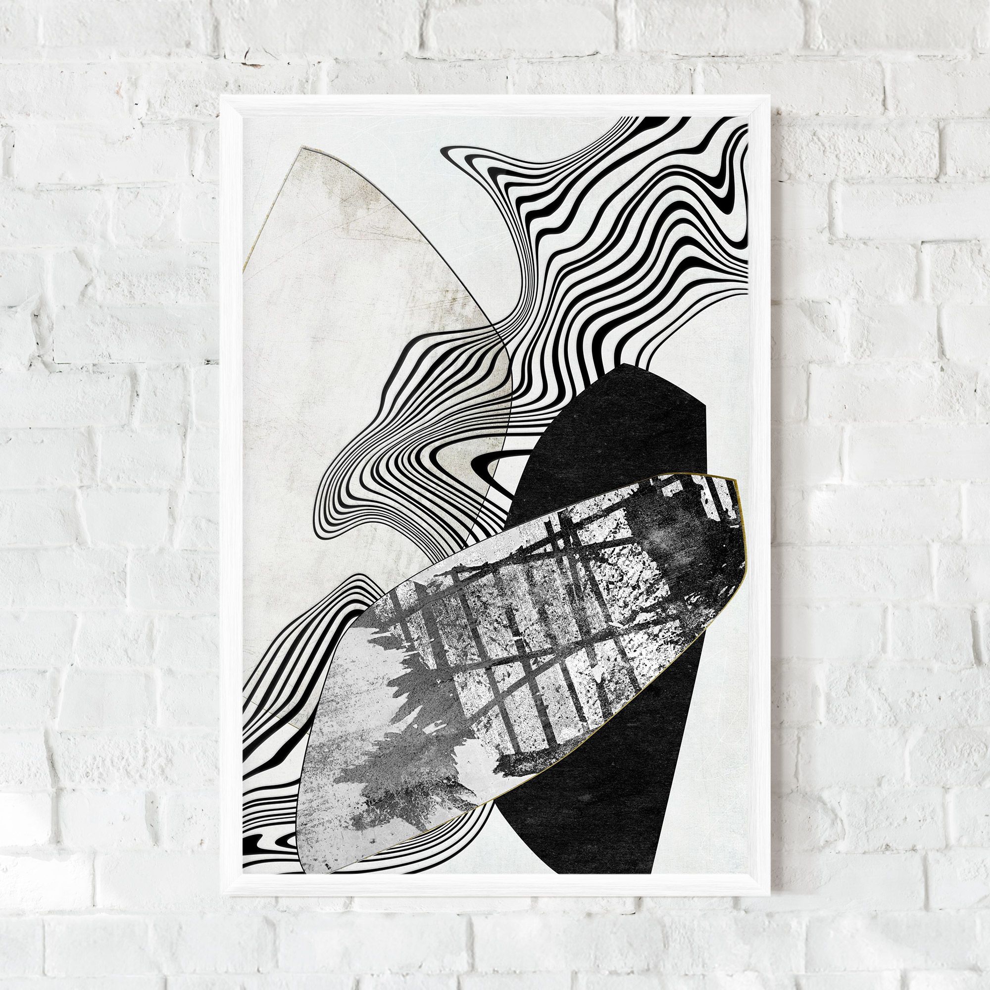 Abstract Black Lines mockup 0